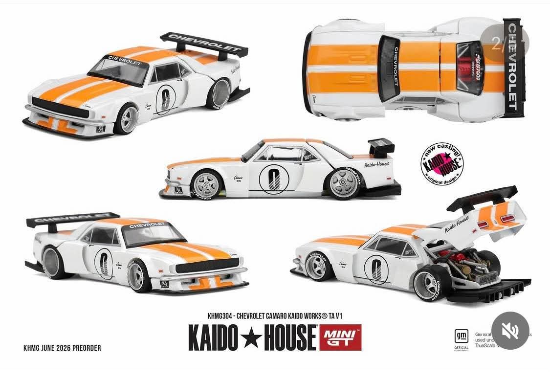 Mini GT 1:64 Kaido House - Chevrolet Camaro Kaido Works® TA V1 - KHMG304