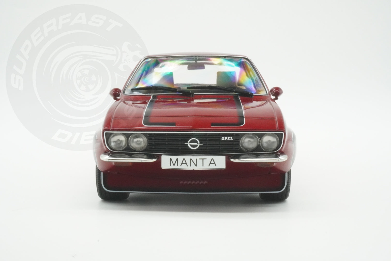 MCG 1:18 Scale Diecast - 1974 Opel Manta A Irmscher, Dark Red - MCG18427
