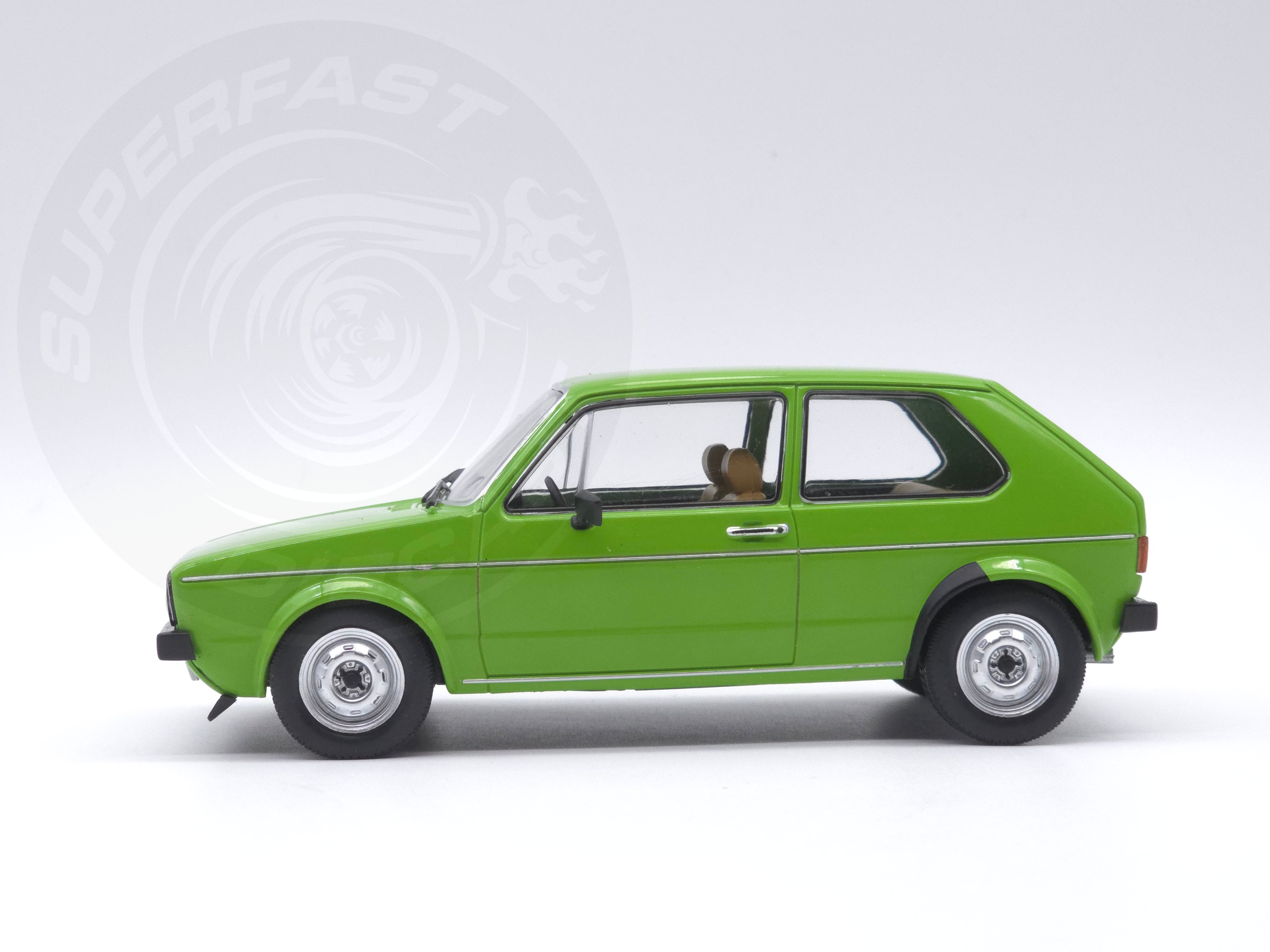 Whitebox 1:24 Scale Diecast Model Car - Volkswagen Golf GTi Mk1 in Green - WB124264