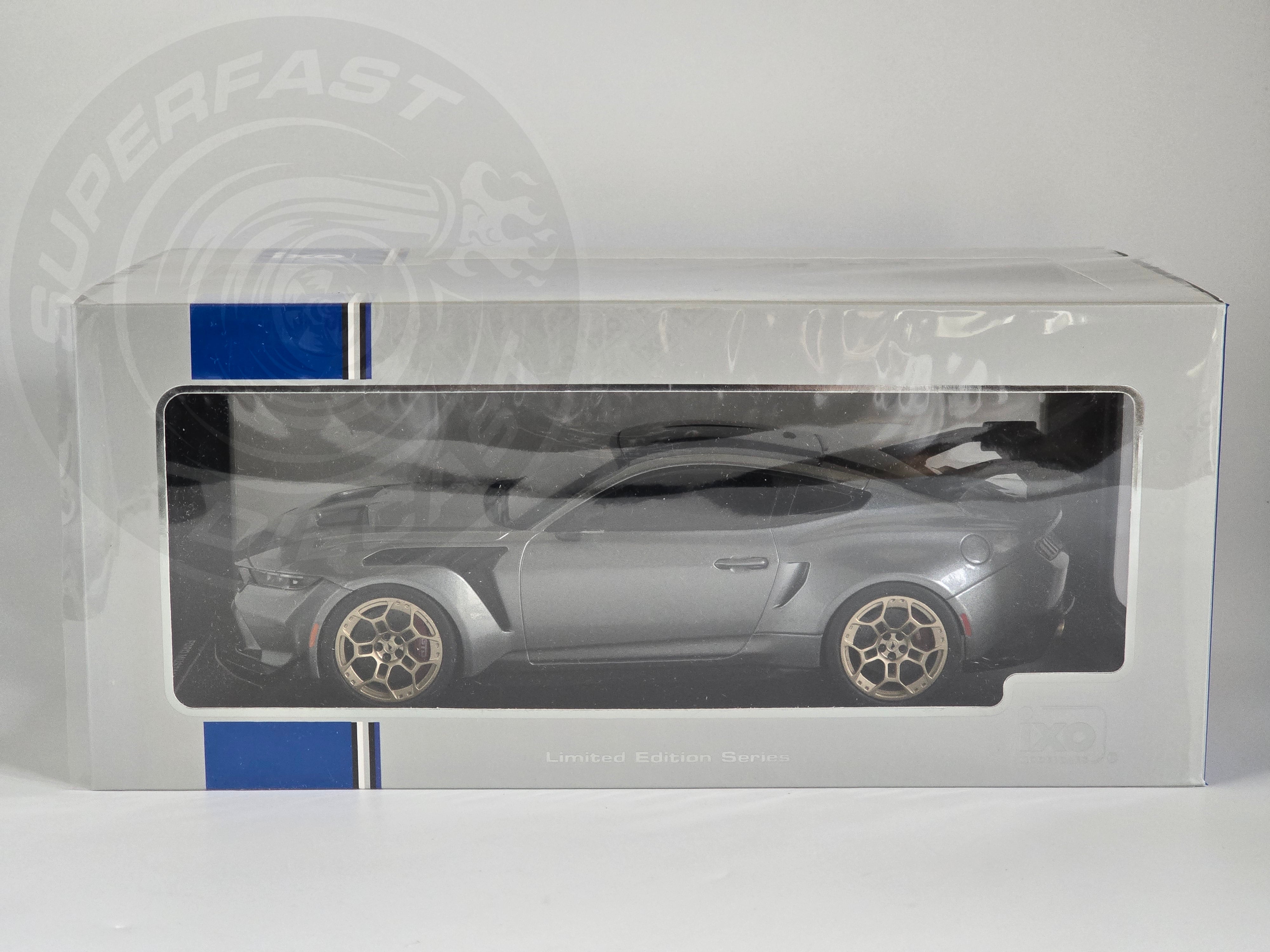 IXO 1:18 Scale - 2025 Ford Mustang GTD, Dark Grey
