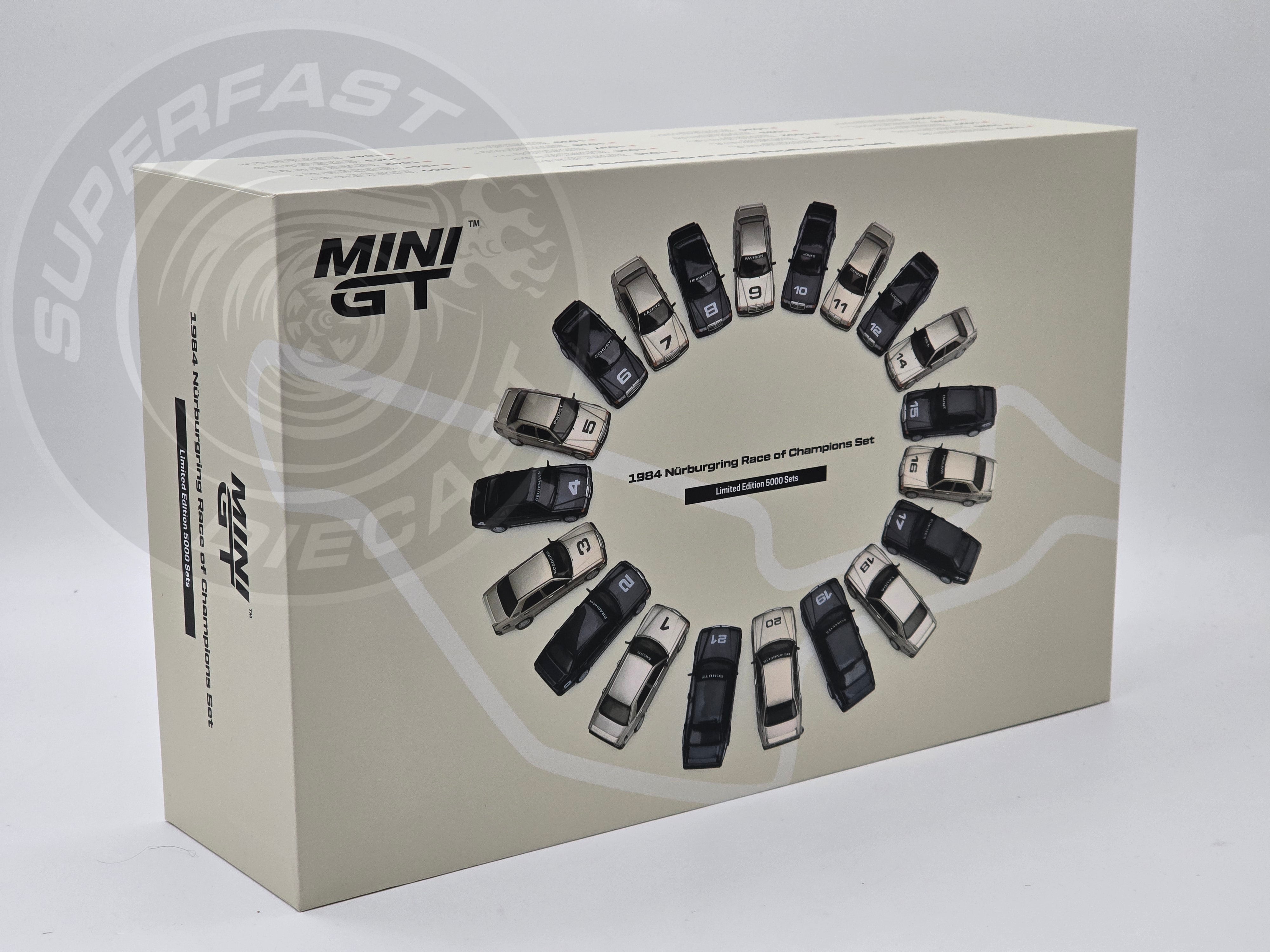 Mini GT 1:64 1984 NURBURGRING RACE OF CHAMPIONS 20 CAR SET - MGTS0016