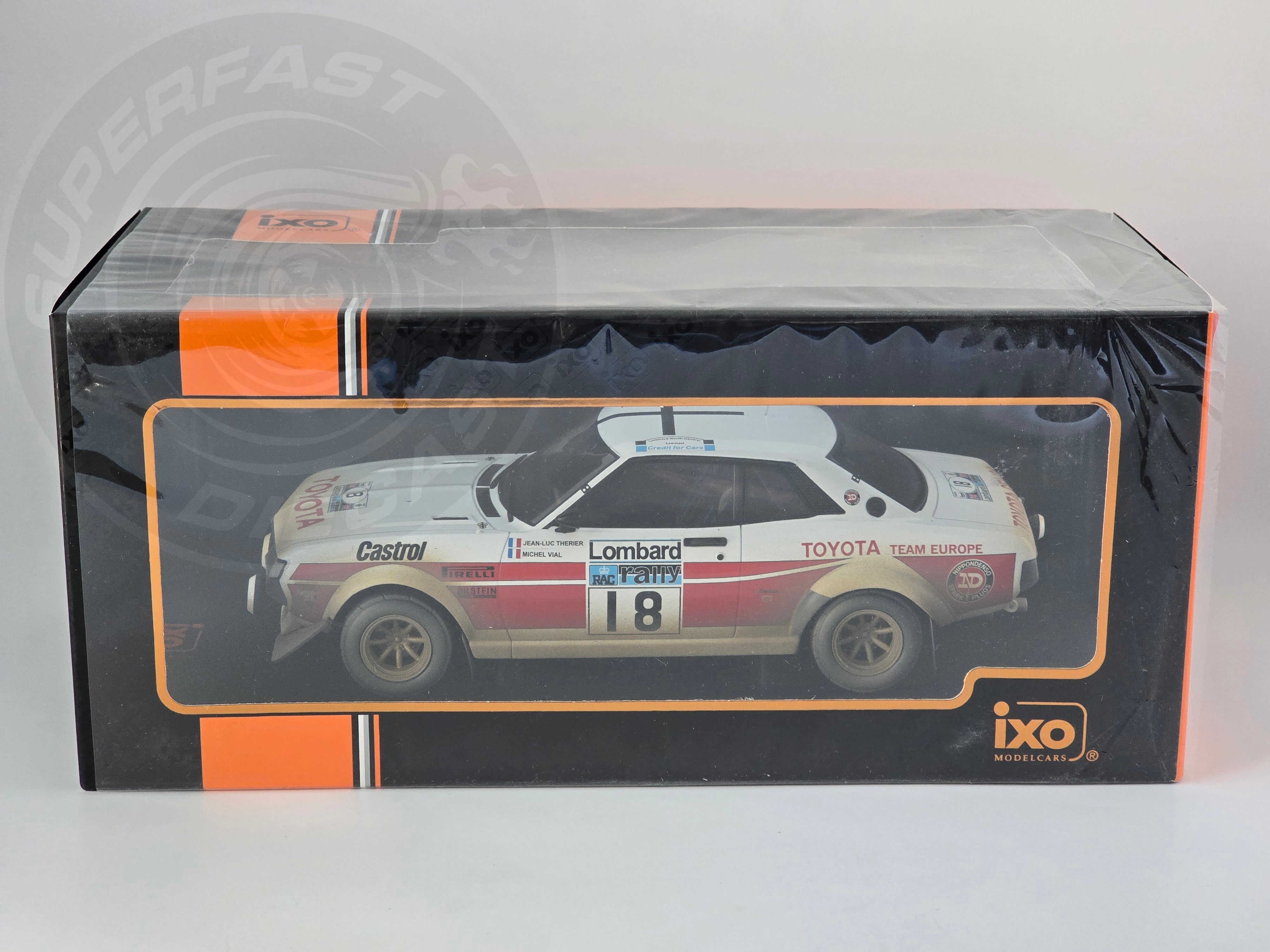 IXO 1:18 1982 Toyota Celica 2000 GT (RA21) #18 Lombard RAC Rally 1977, Therier/Vial - 18RMC189C.22