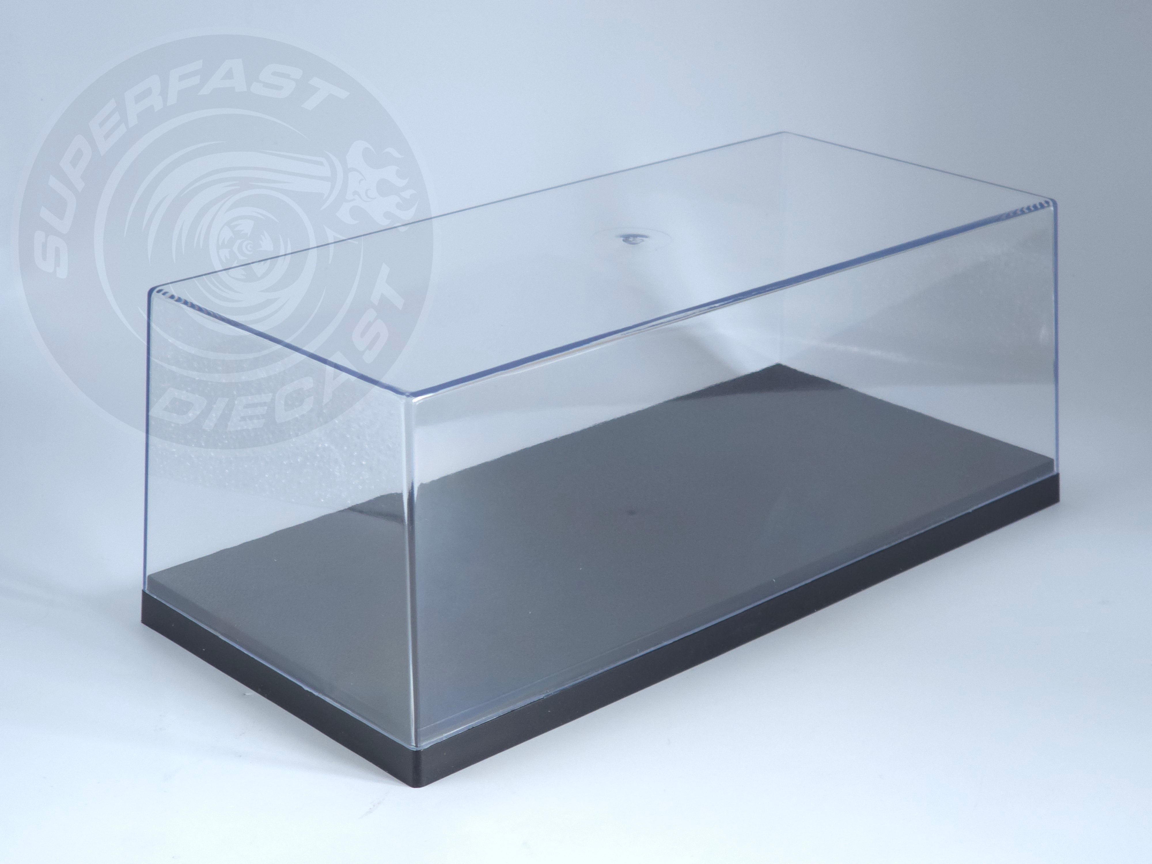 Triple 9 - 1:18 Stackable Display Case with Black Base - T9-18000