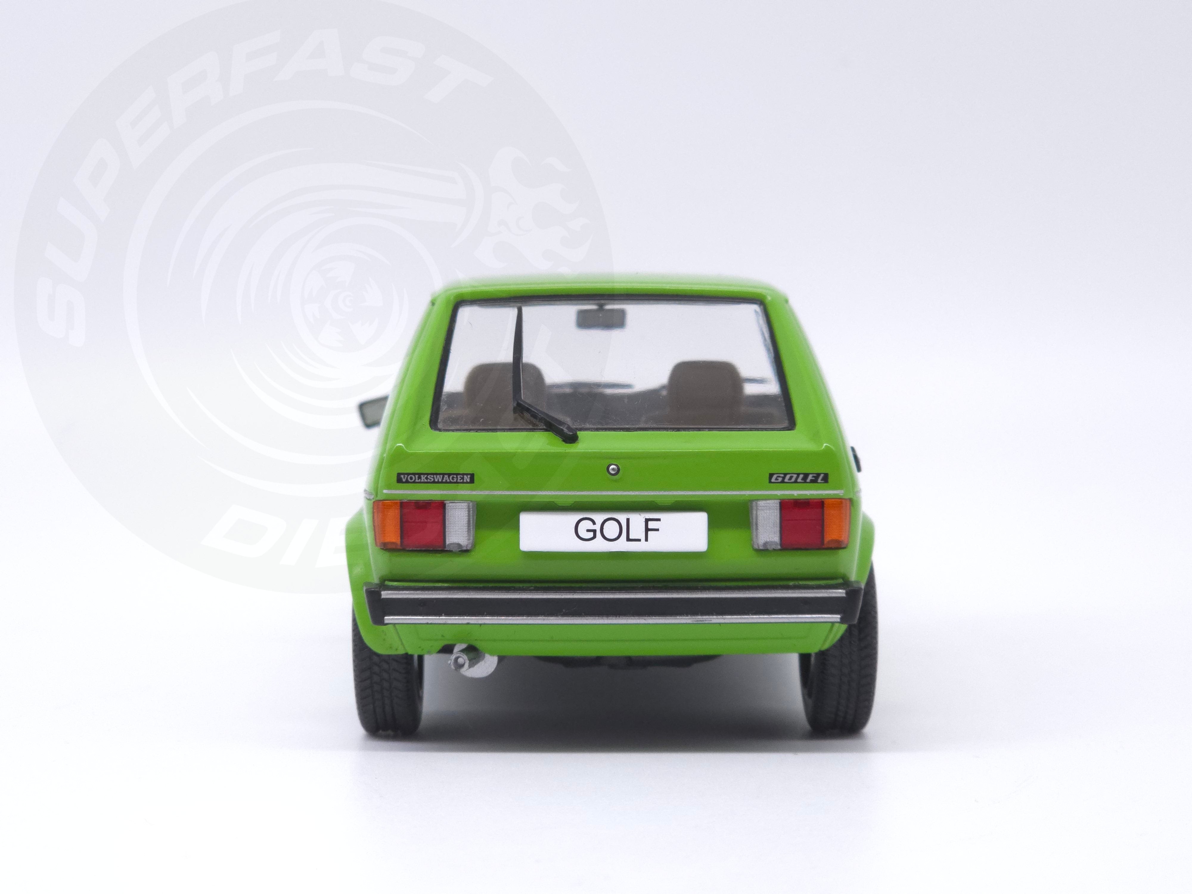 Whitebox 1:24 Scale Diecast Model Car - Volkswagen Golf GTi Mk1 in Green - WB124264
