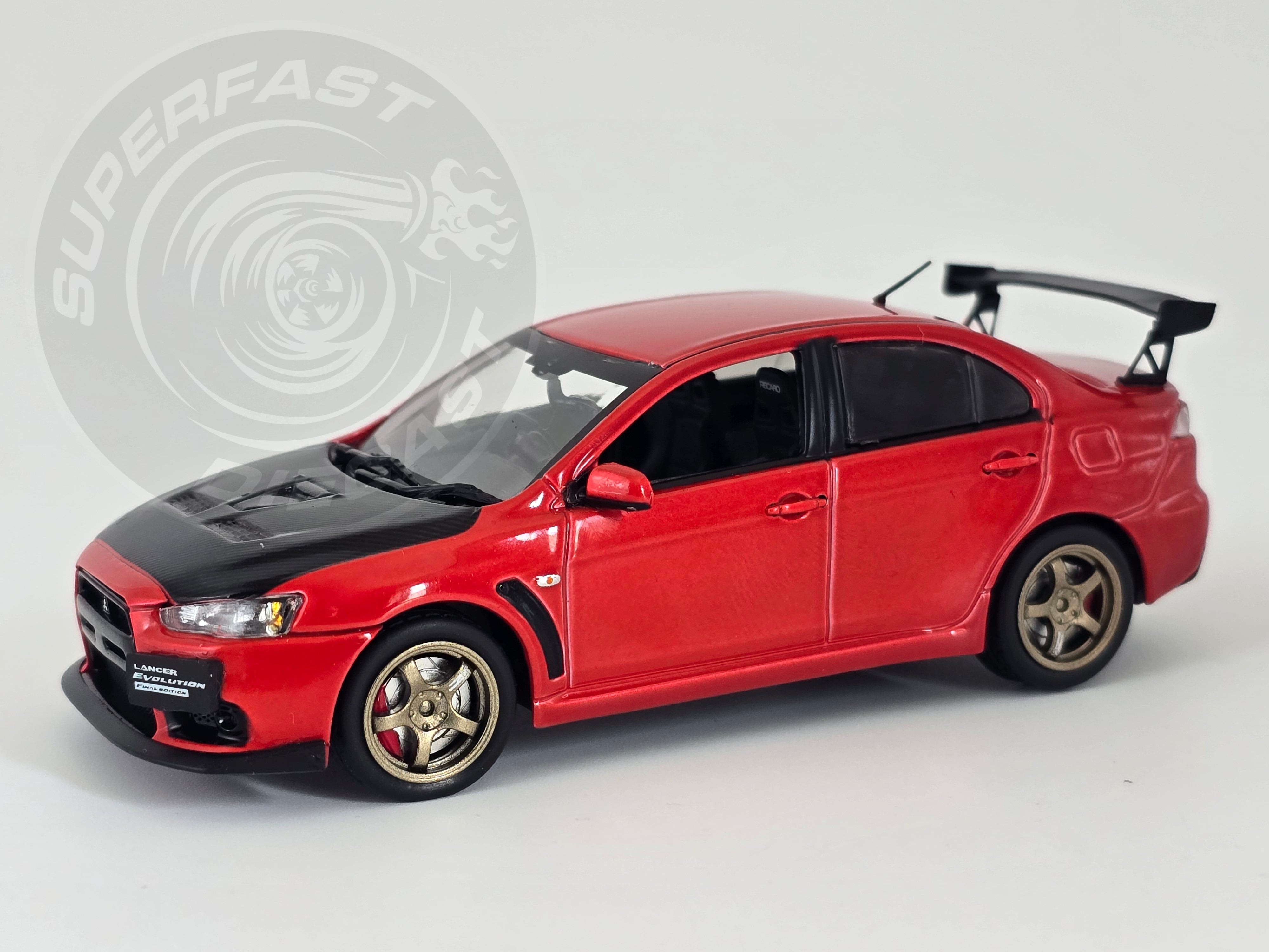 Vitesse 1:43 Scale Mitsubishi Lancer Evolution X - Red Metallic - 29351