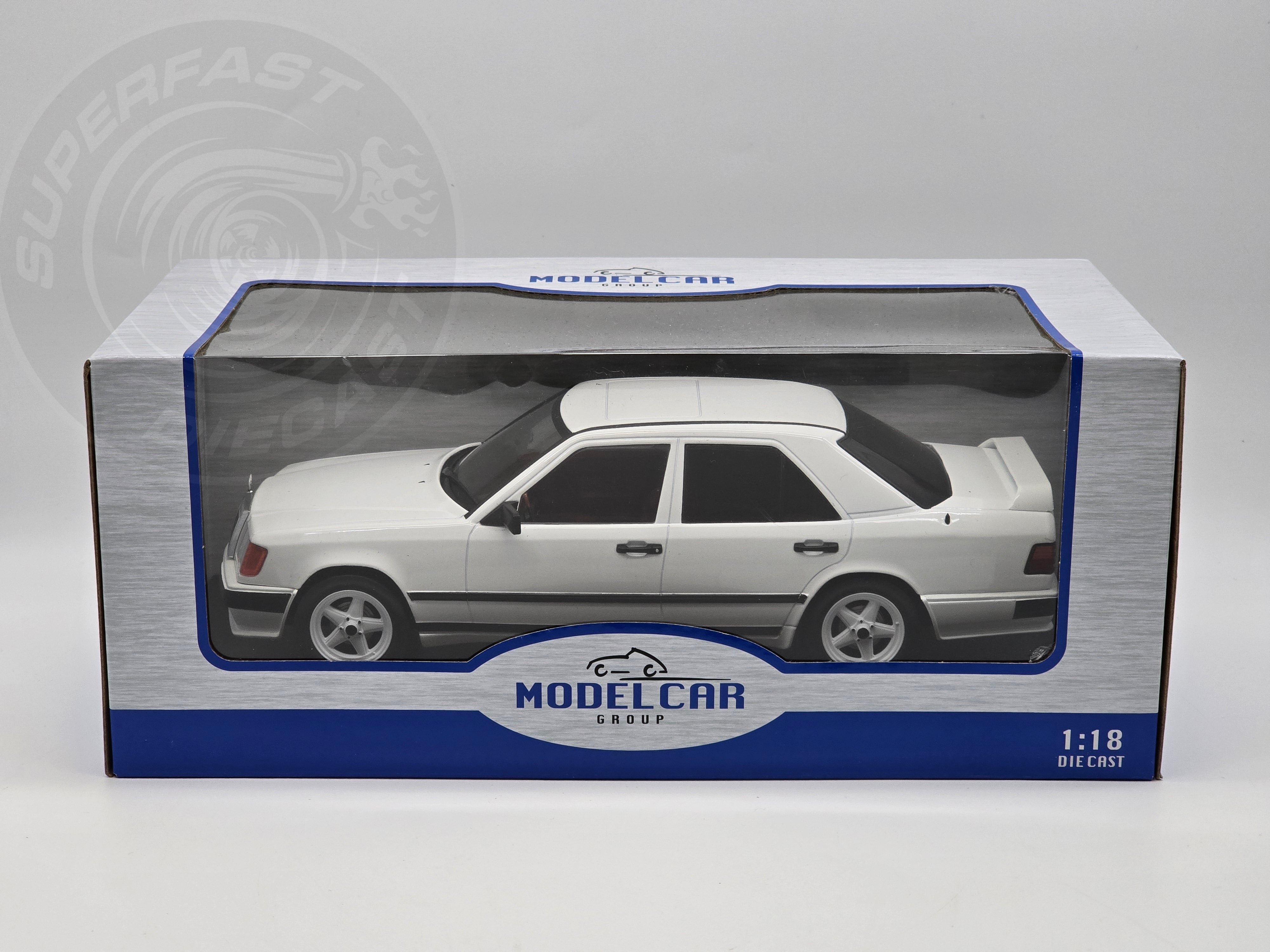MCG 1:18 Diecast  - 1986 Mercedes W124 Tuning, White - MCG18343