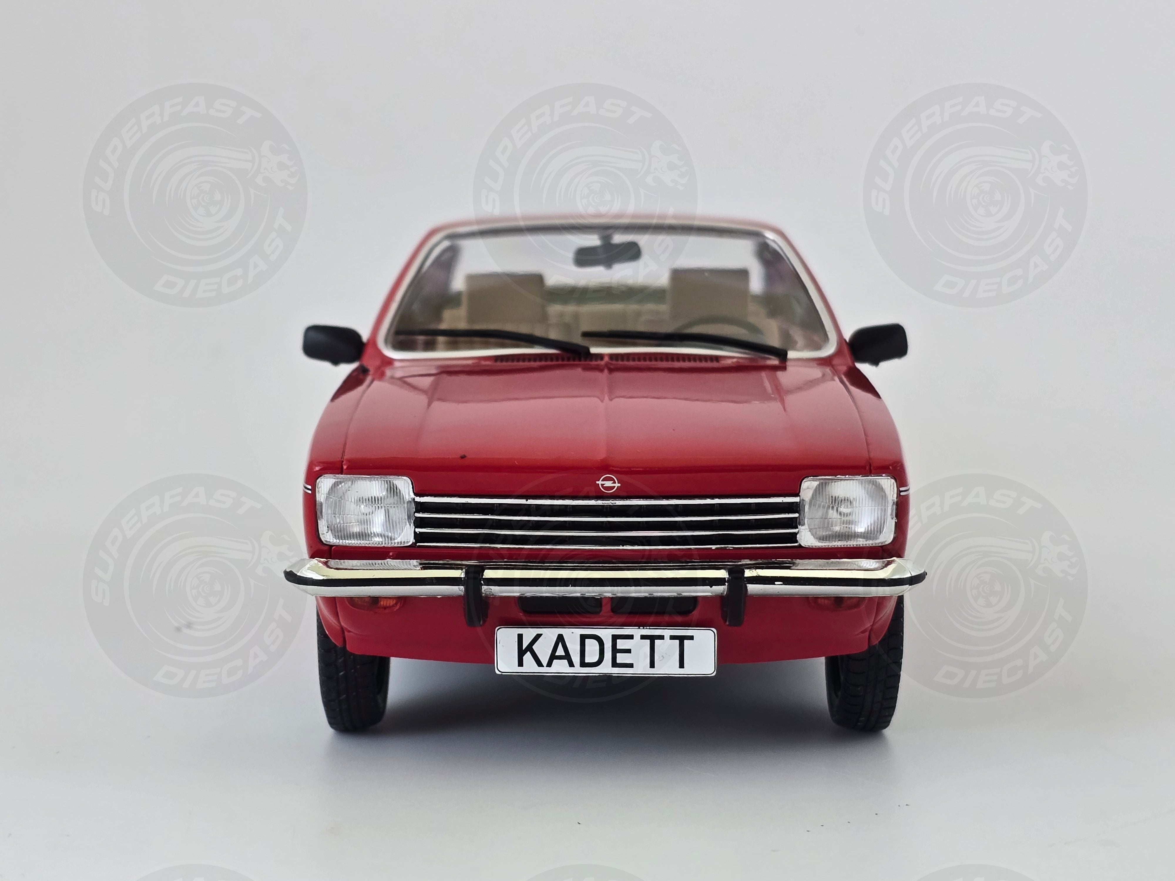 MCG 1:18 Scale Diecast Model Car - 1977 Opel Kadett C Coupe 1.2s, Red