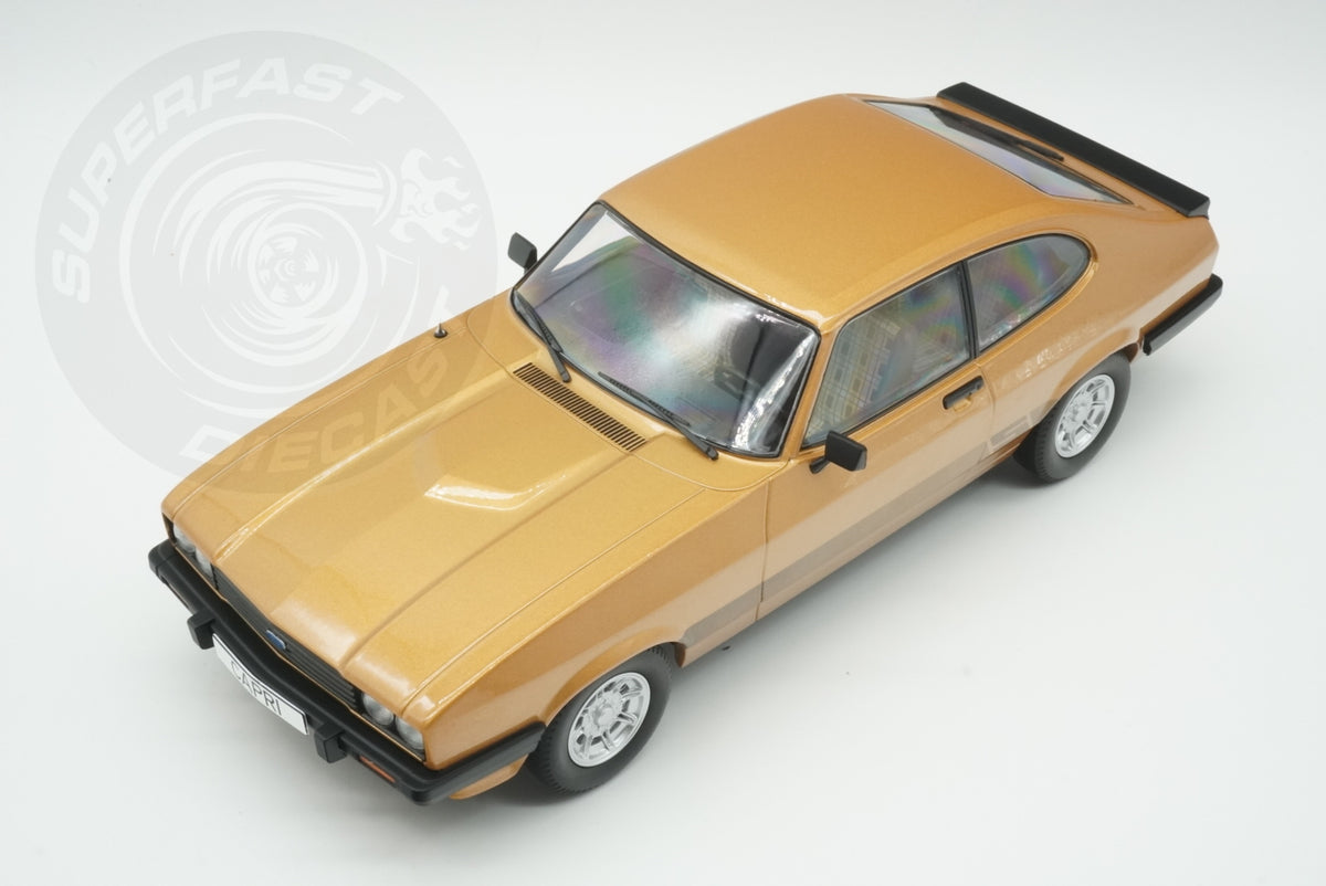 MCG 1:18 Scale Diecast - Ford Capri Mk III, Gold - MCG18399