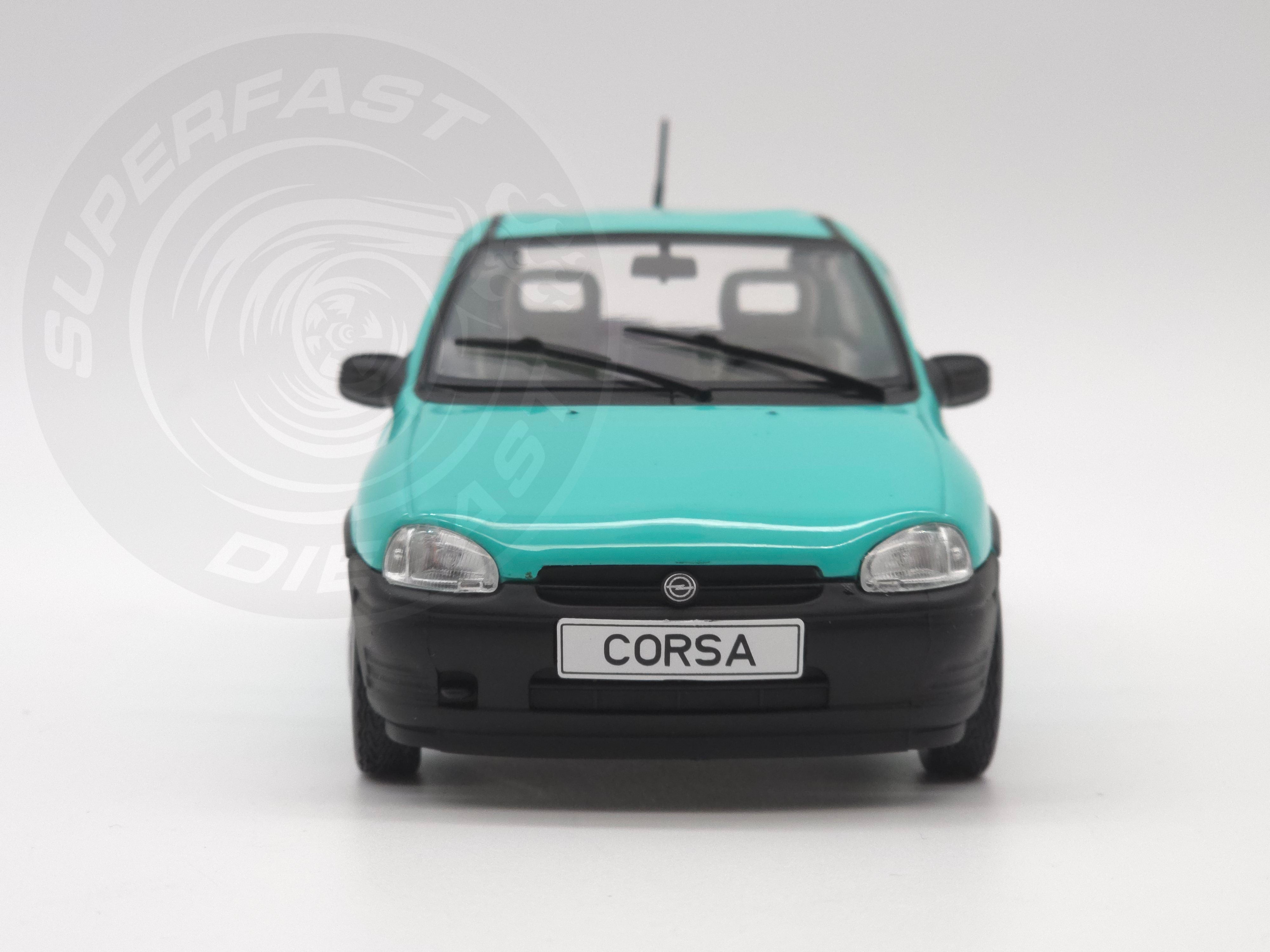 Whitebox  1:24 Scale Diecast - 1993 Opel Corsa B in Turquoise/Green - WB124226