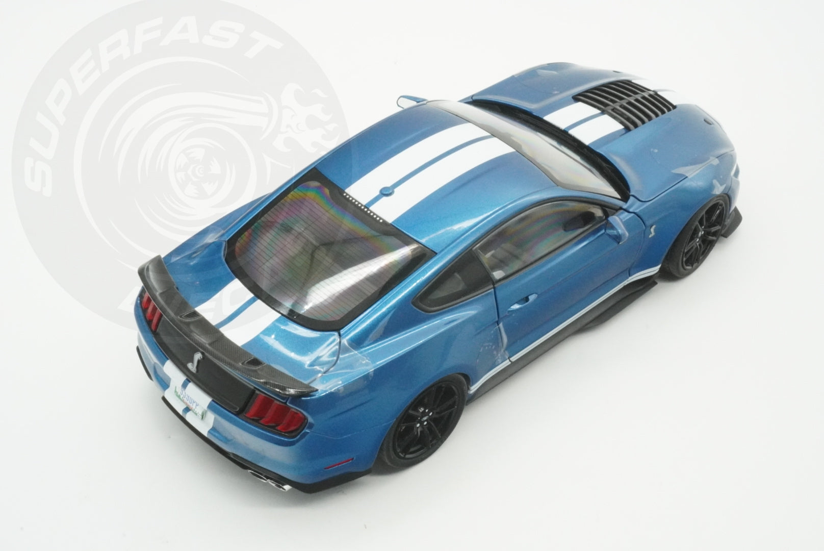 IXO 1:18 Diecast - 2022 Ford Mustang Shelby GT 500, Blue - IXO18RDC244-FO