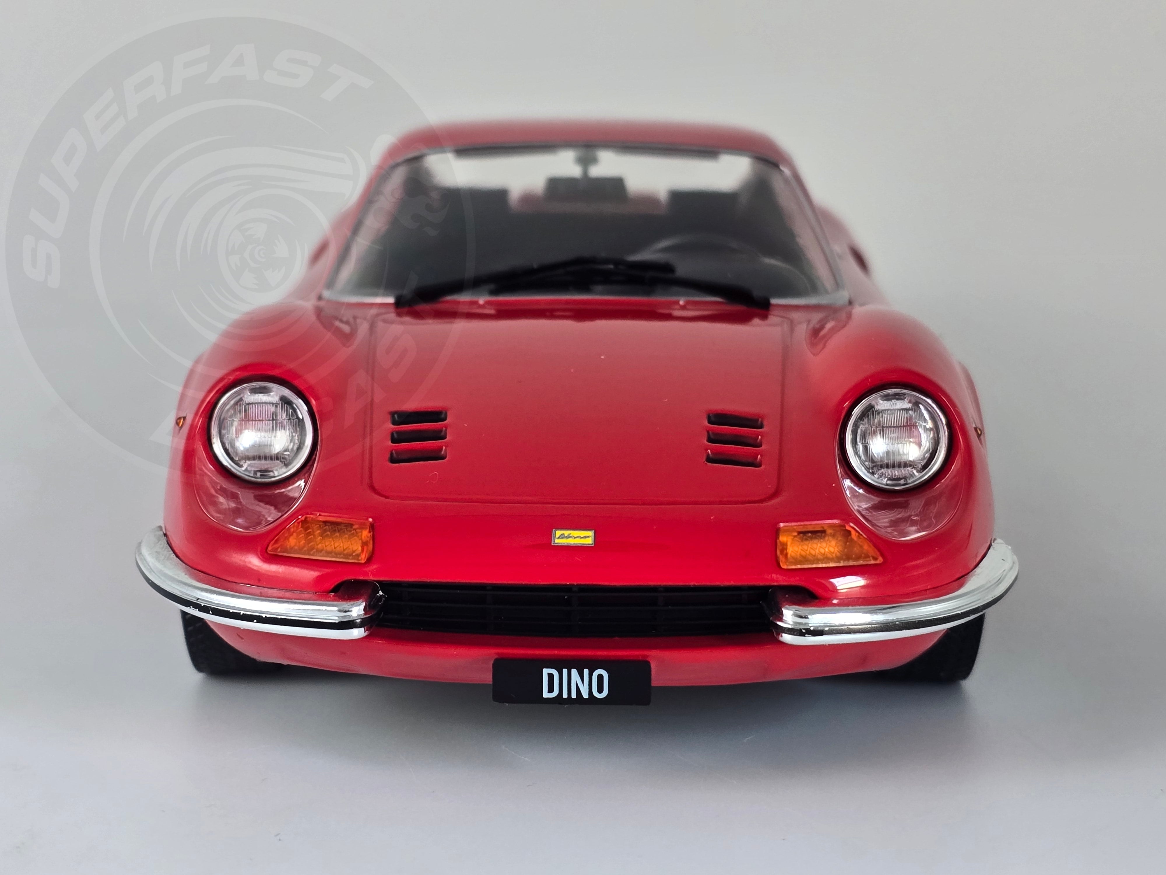 MCG 1:18 Diecast  - 1969 Ferrari Dino 246 GT, Red - MCG18169