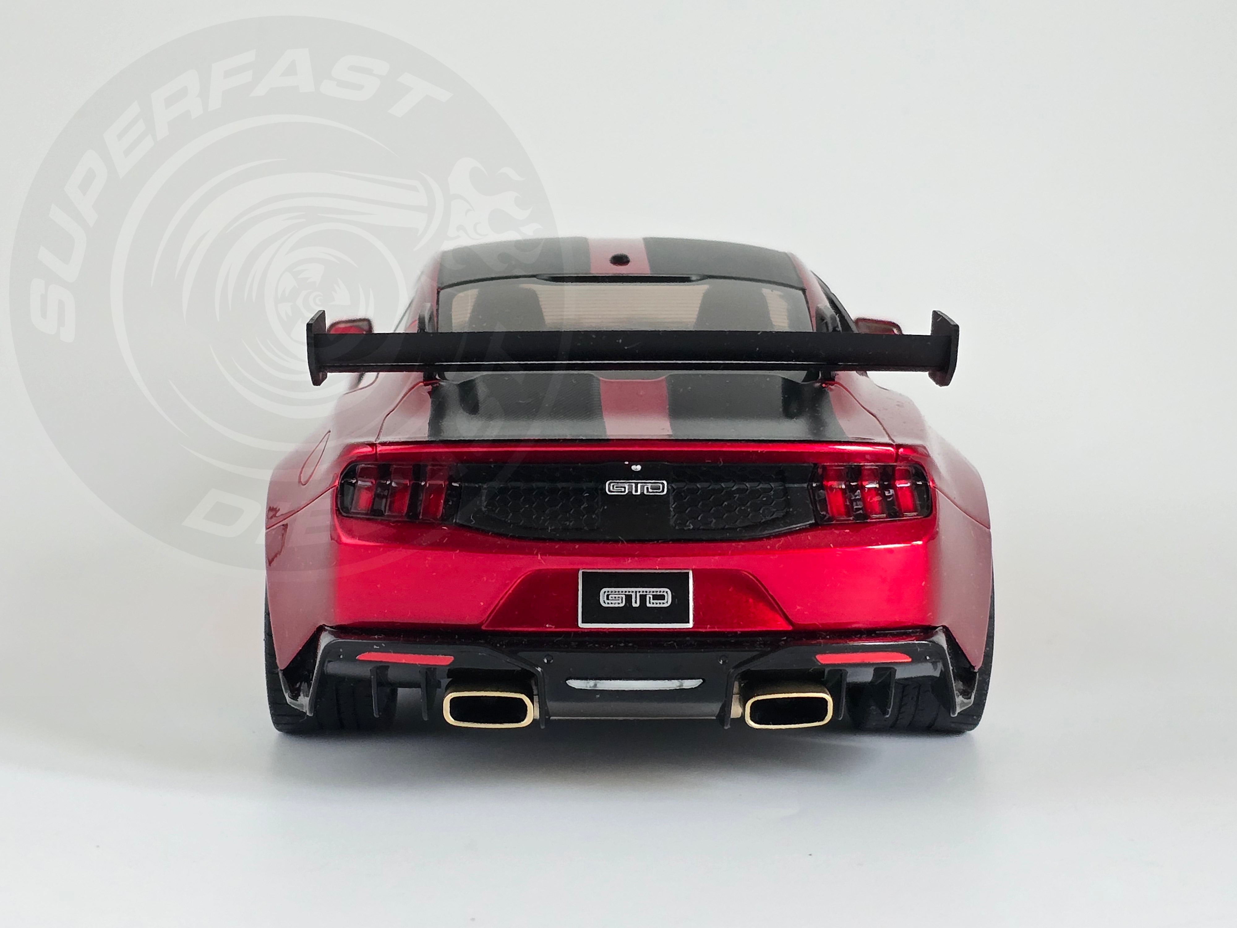 IXO 1:18 Scale - 2025 Ford Mustang GTD, Dark Red