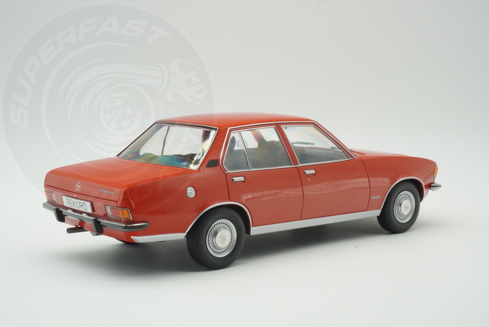 MCG 1:18 Scale Diecast - 1972 Opel Rekord D, Red - MCG18563