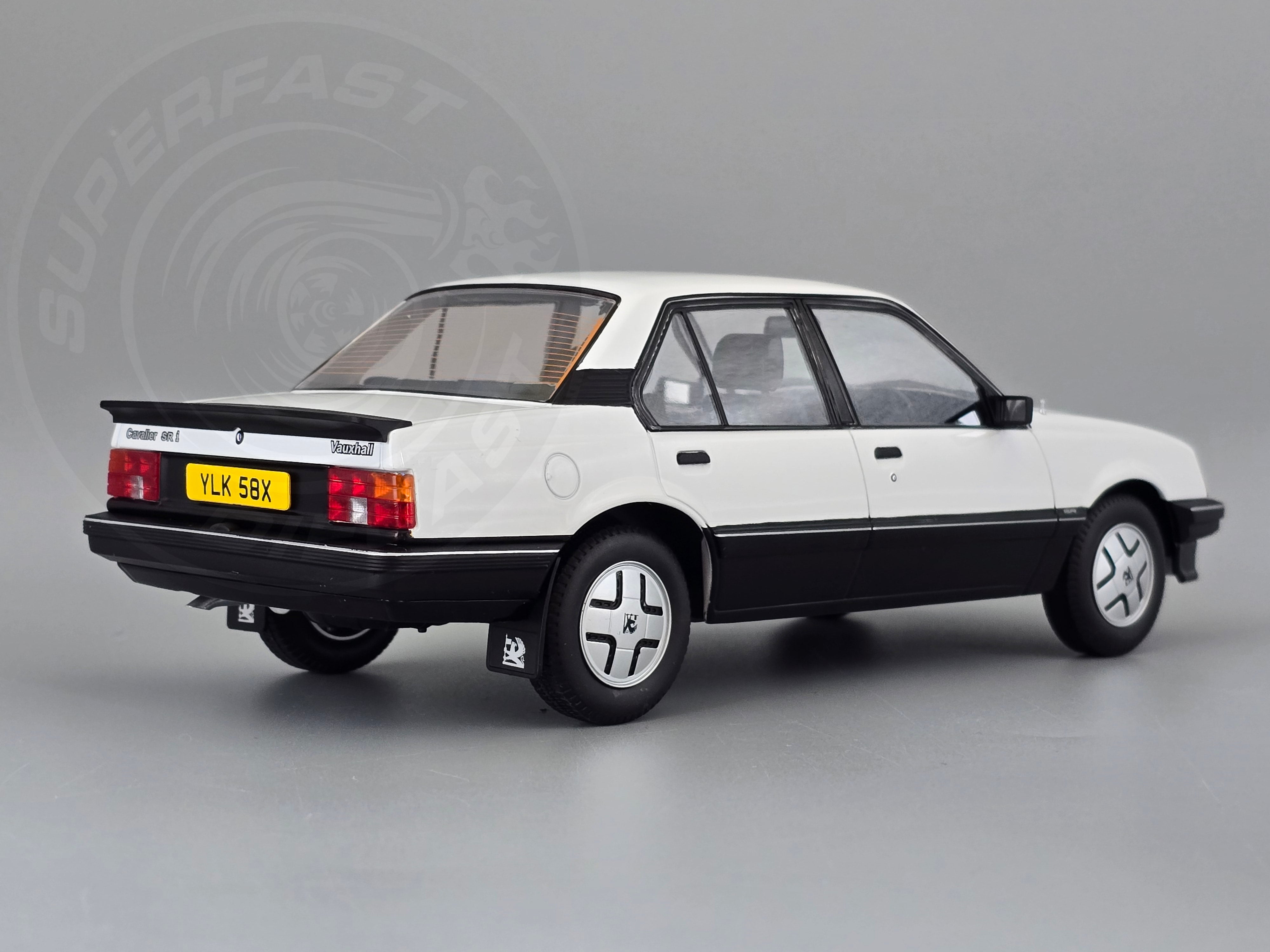 MCG 1:18 Scale Diecast - 1981 Vauxhall Cavalier SR, White, RHD UK Exclusive - MCG18582