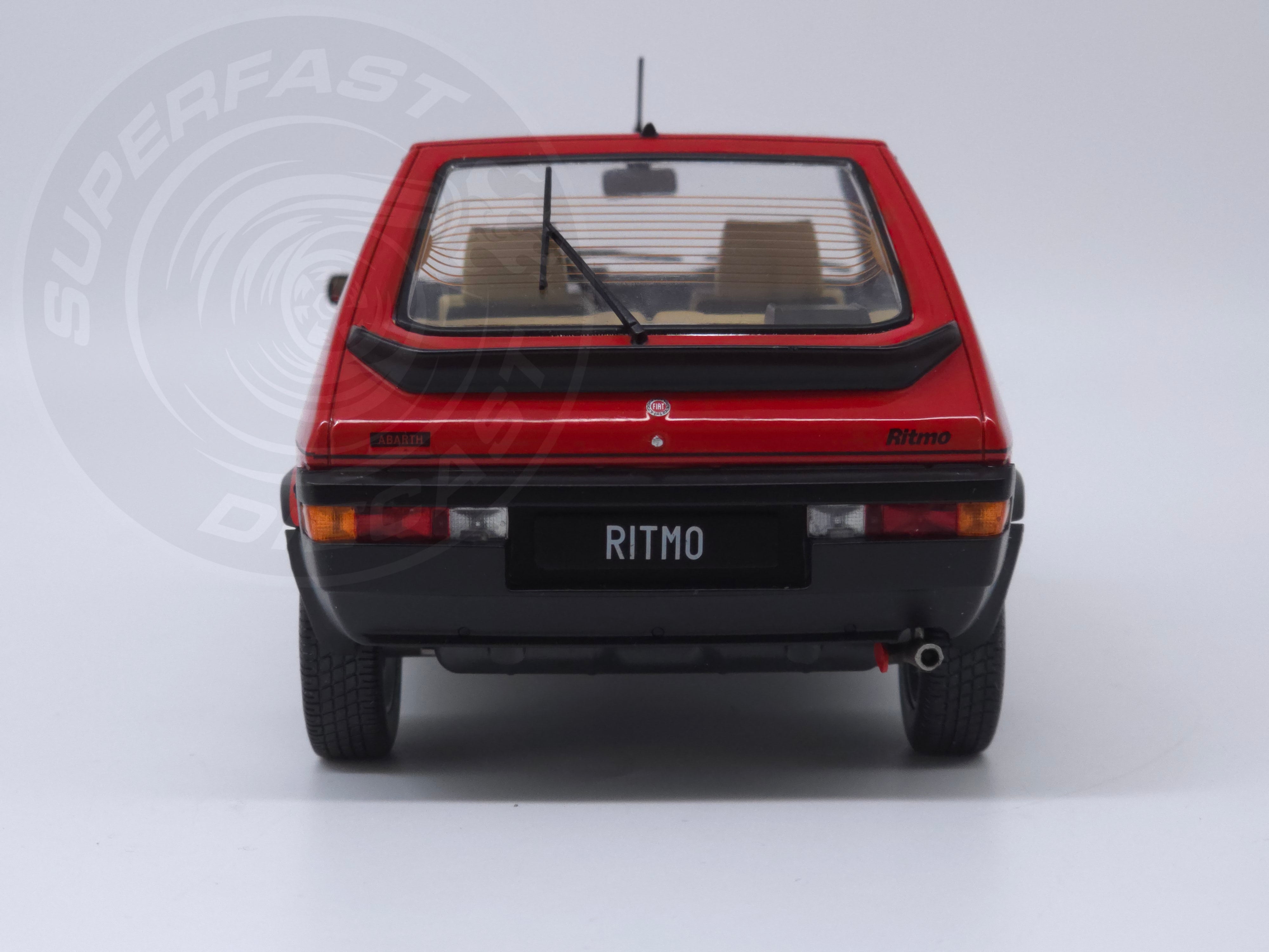 MCG 1:18 Scale Diecast Model Car -  1980 Fiat Ritmo TC 125 Abarth - Red