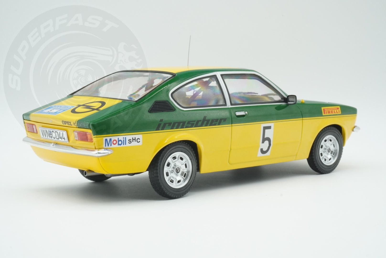 MCG 1:18 Diecast - Opel Kadett C Coupe GT/E, International Sachs Winter Rallye, 1976, #5, W.Smolej/C.Geistdörfer,  - MCG18650R