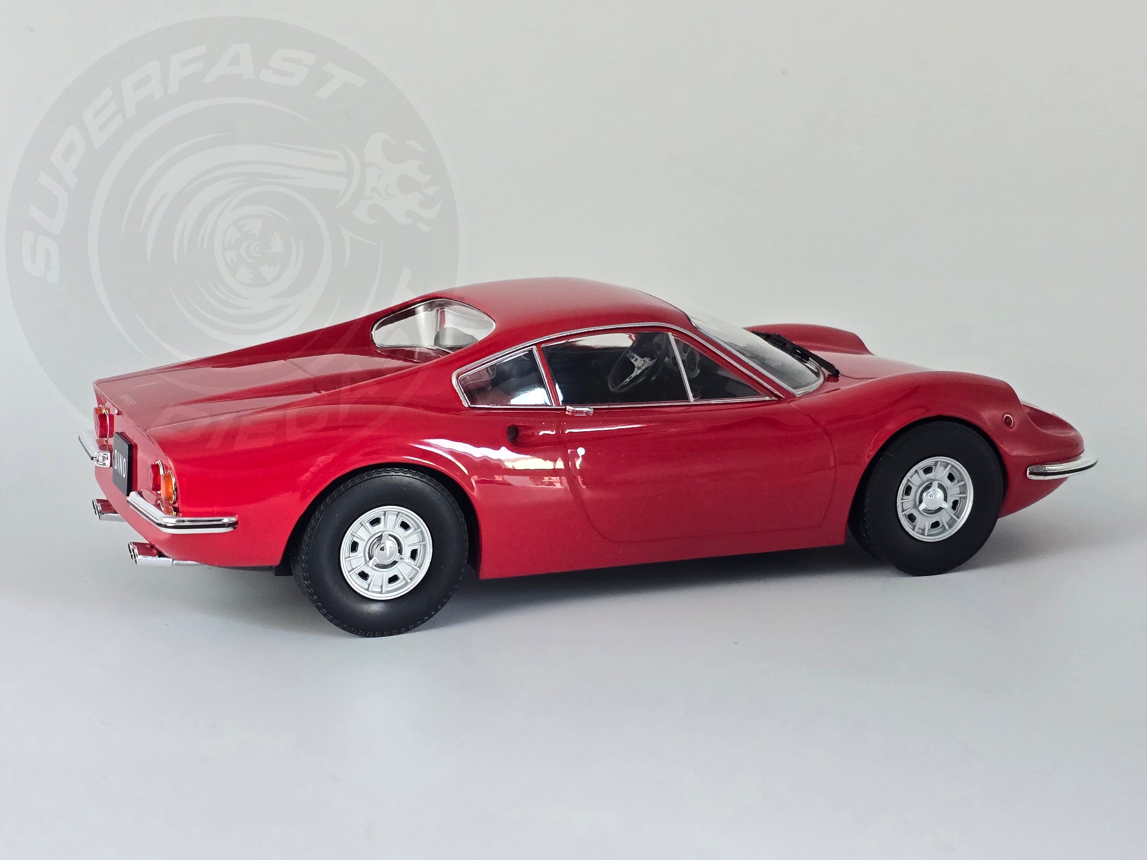 MCG 1:18 Diecast  - 1969 Ferrari Dino 246 GT, Red - MCG18169