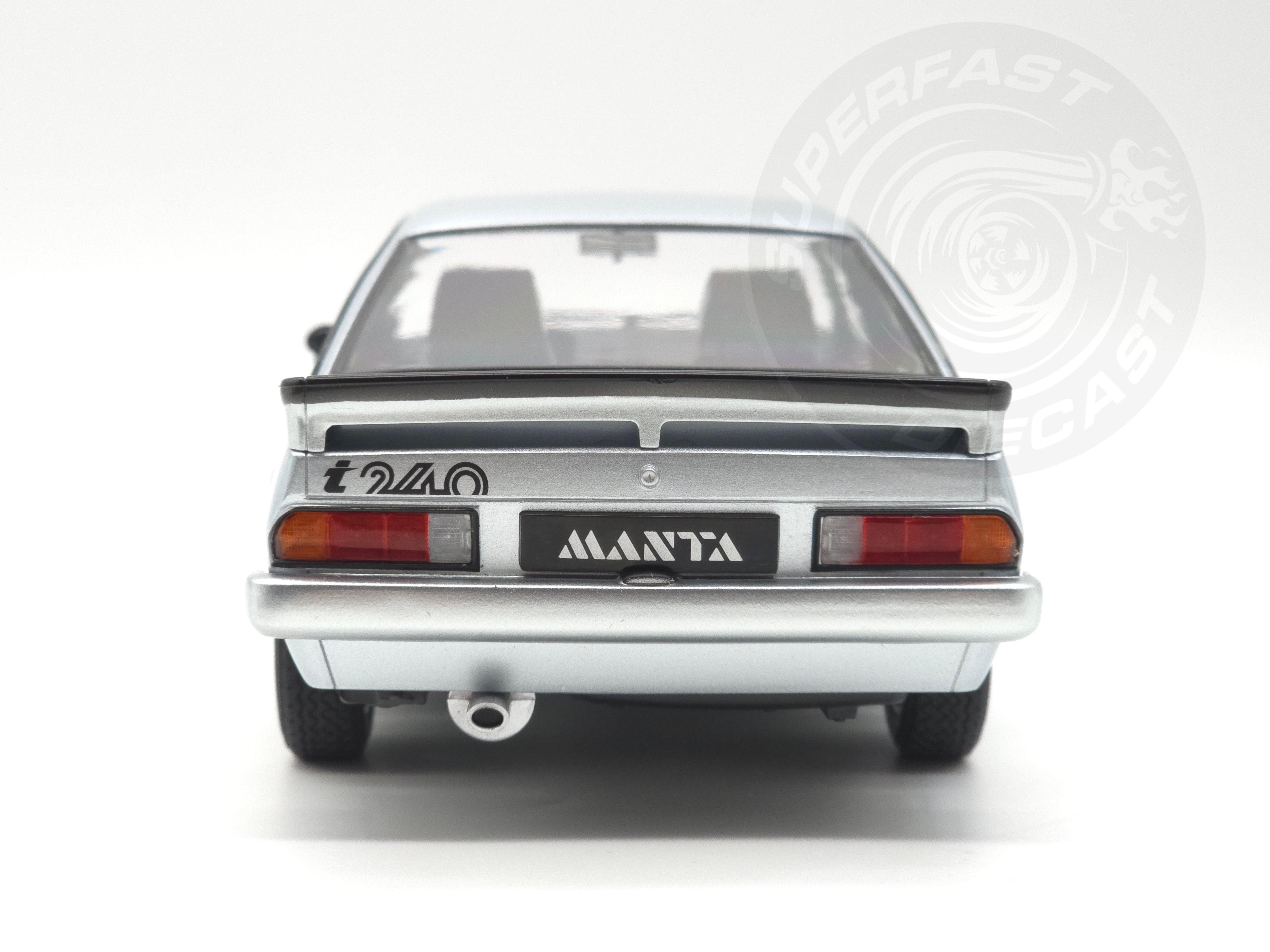 Norev 1:18 Scale Diecast - 1985 Opel Manta B i240 - Silver - 183301