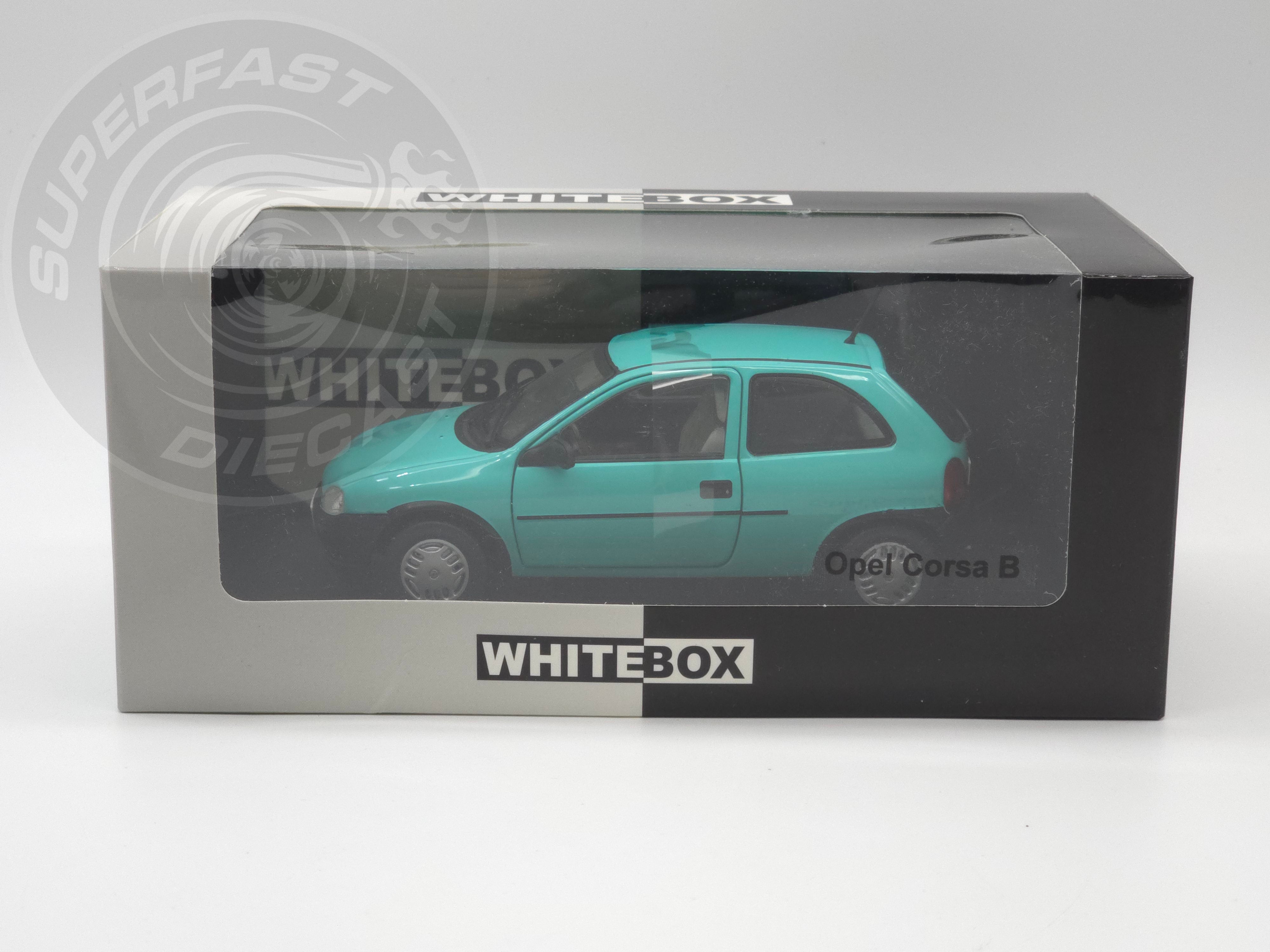 Whitebox  1:24 Scale Diecast - 1993 Opel Corsa B in Turquoise/Green - WB124226