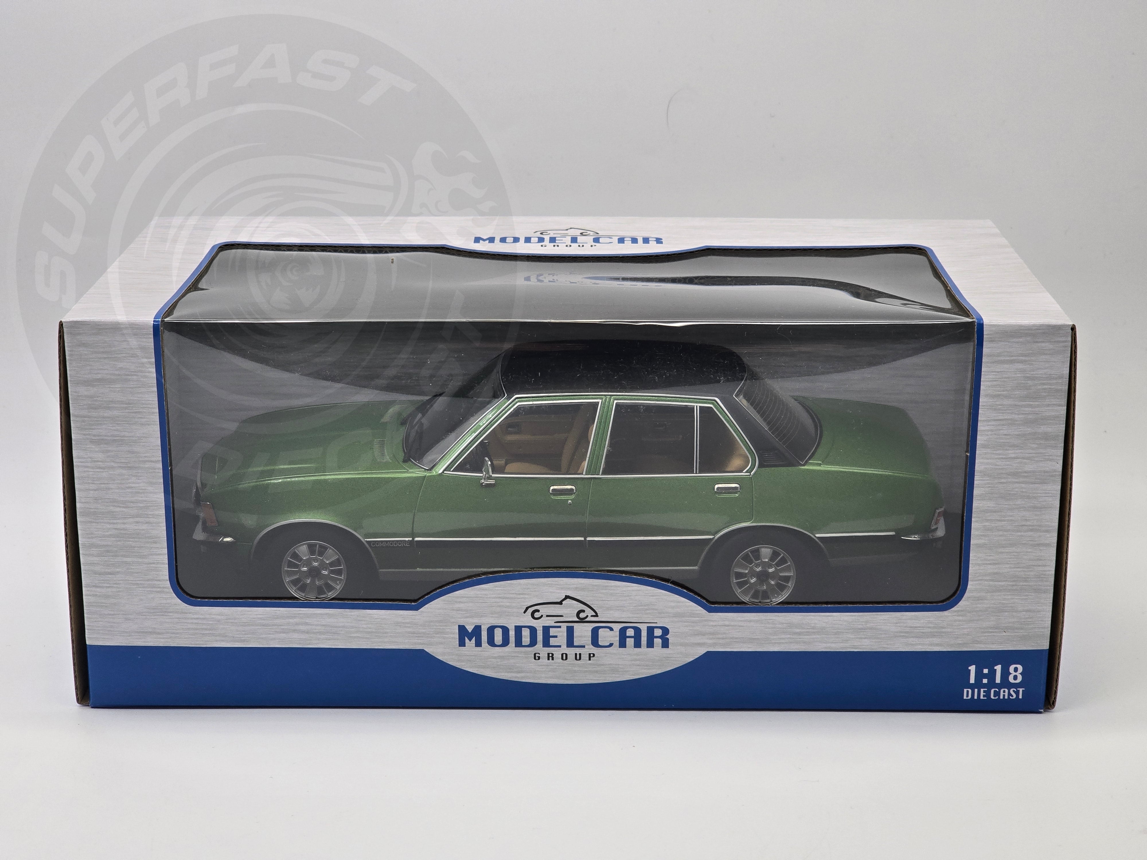 MCG 1:18 Scale Diecast - 1972 Opel Commodore GSE, Green - MCG18565