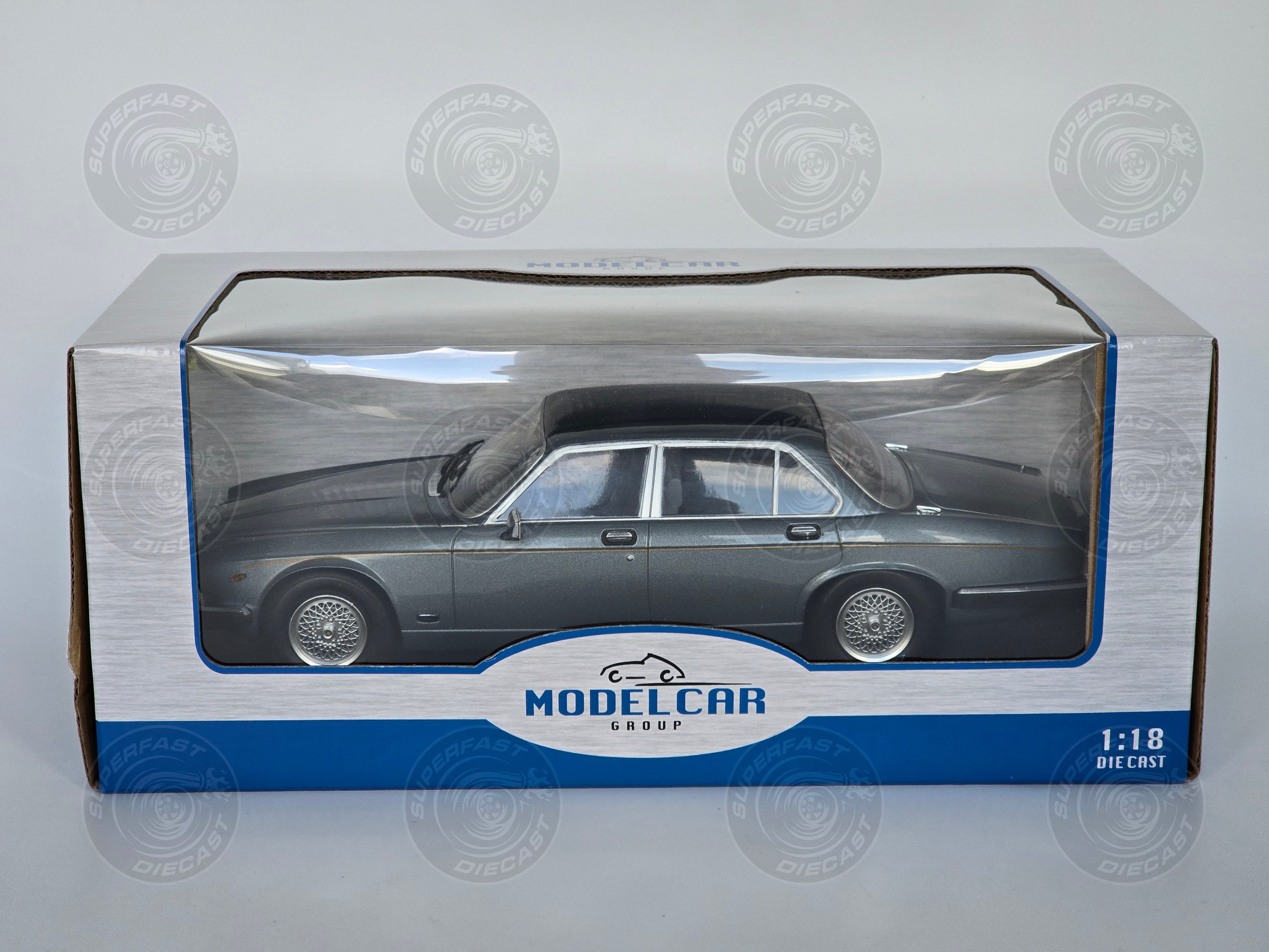 MCG 1:18 Scale Diecast - 1979 Jaguar XJ Series III, Dark Grey - MCG18177