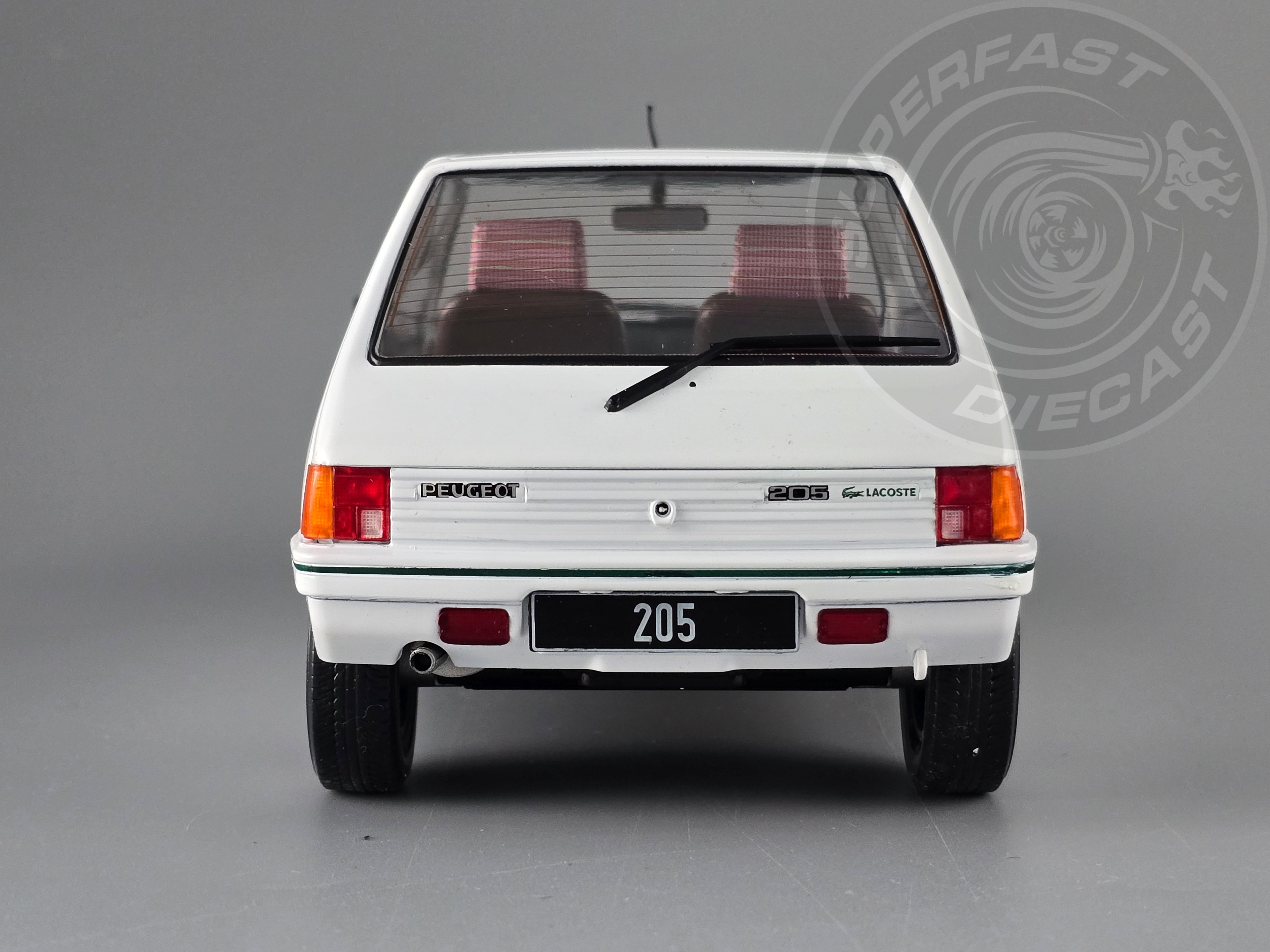 MCG 1:18 Scale - 1984 Peugeot 205, White - MCG18493