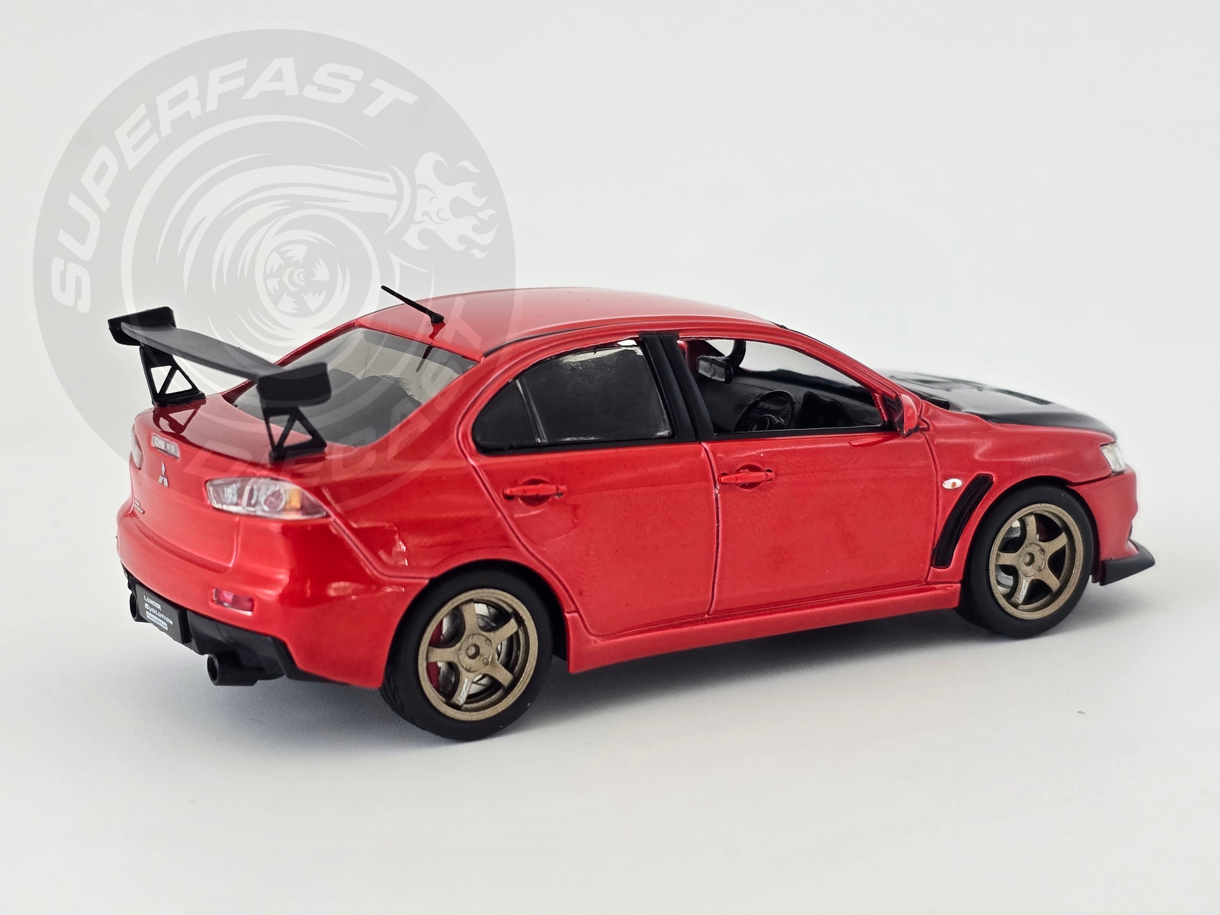 Vitesse 1:43 Scale Mitsubishi Lancer Evolution X - Red Metallic - 29351