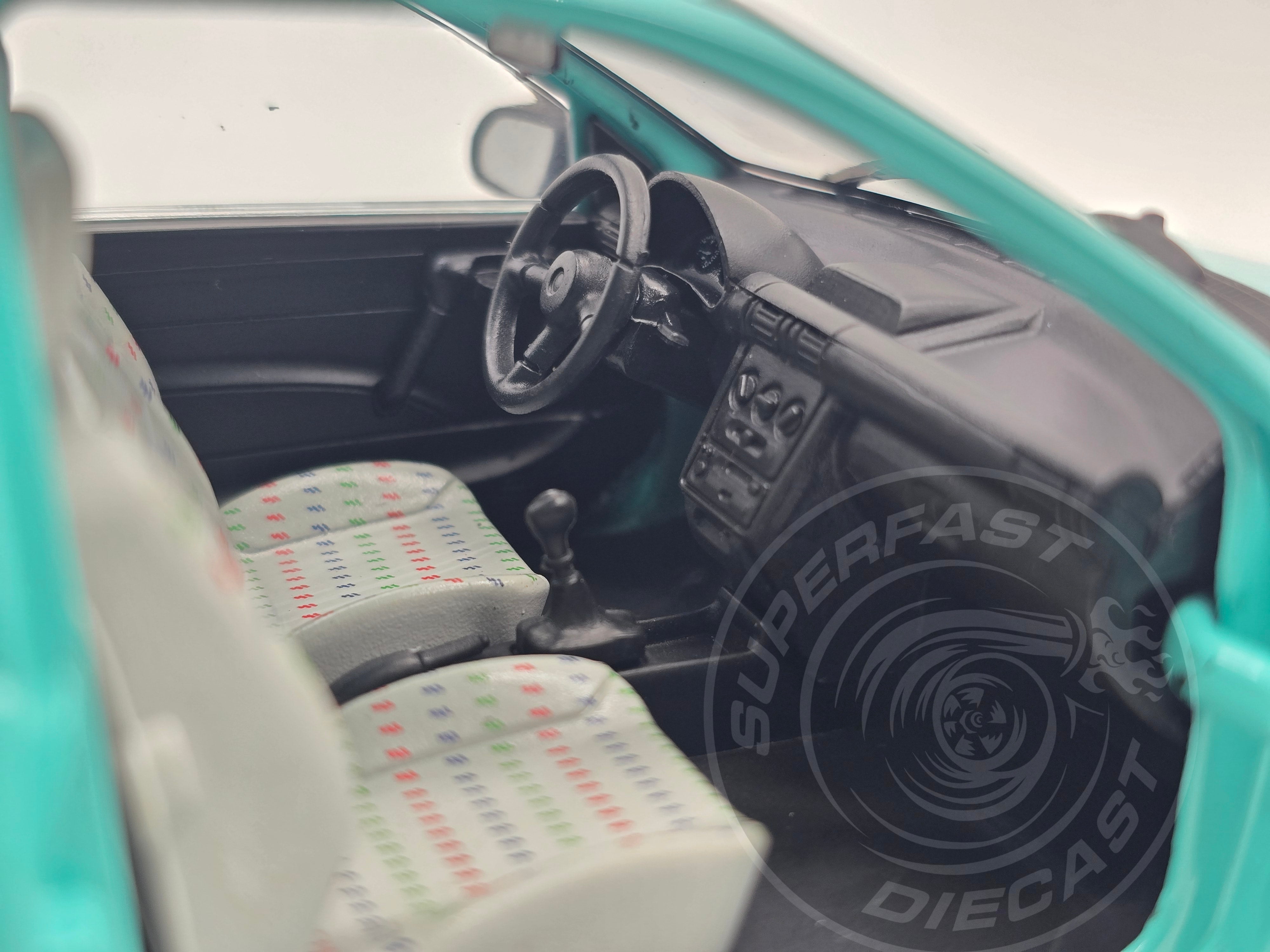 Whitebox  1:24 Scale Diecast - 1993 Opel Corsa B in Turquoise/Green - WB124226