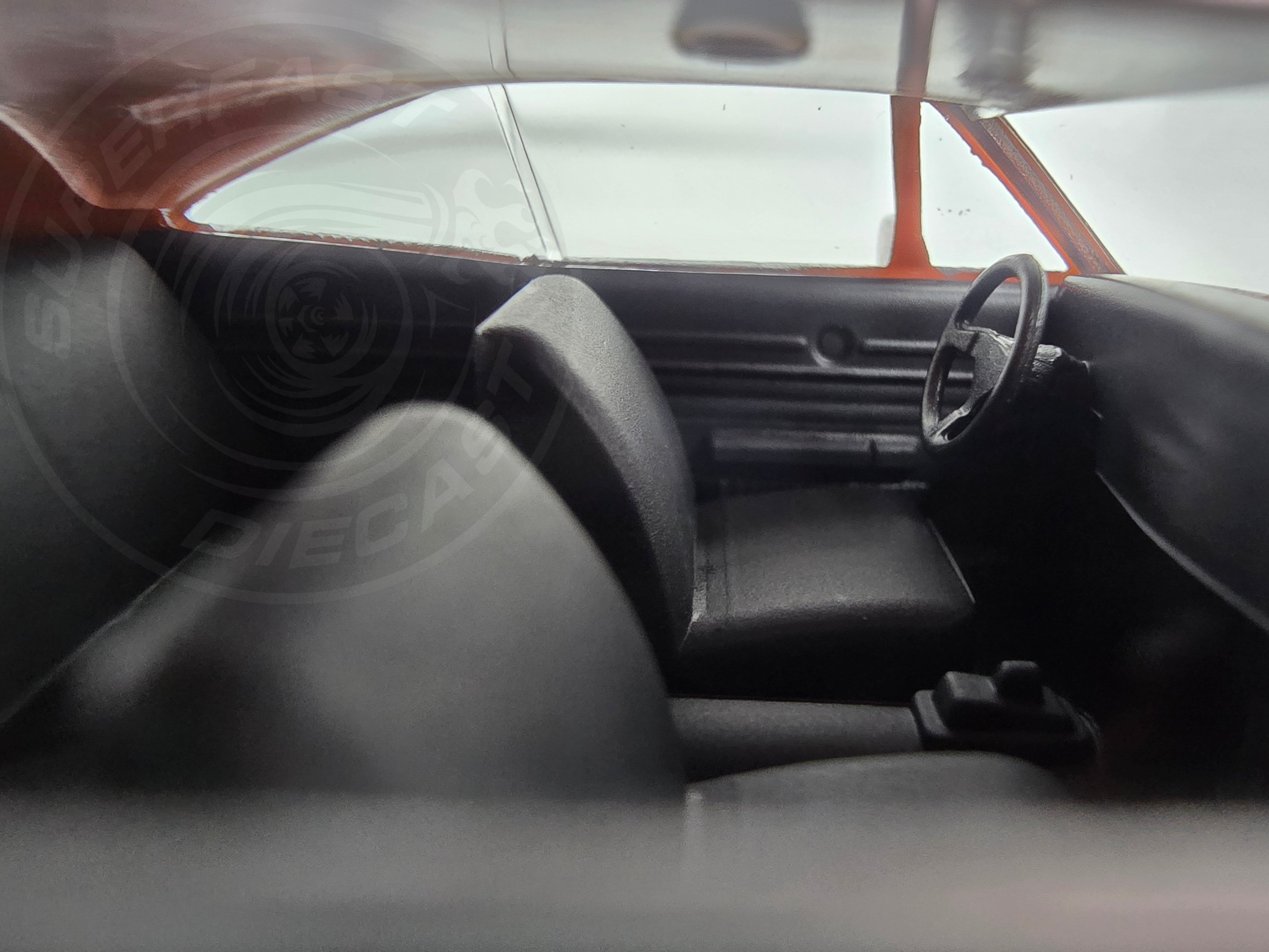 NoRev 1:43 Scale Diecast, 1969 Dodge Charger (Dukes Of Hazzard), Orange - 950003