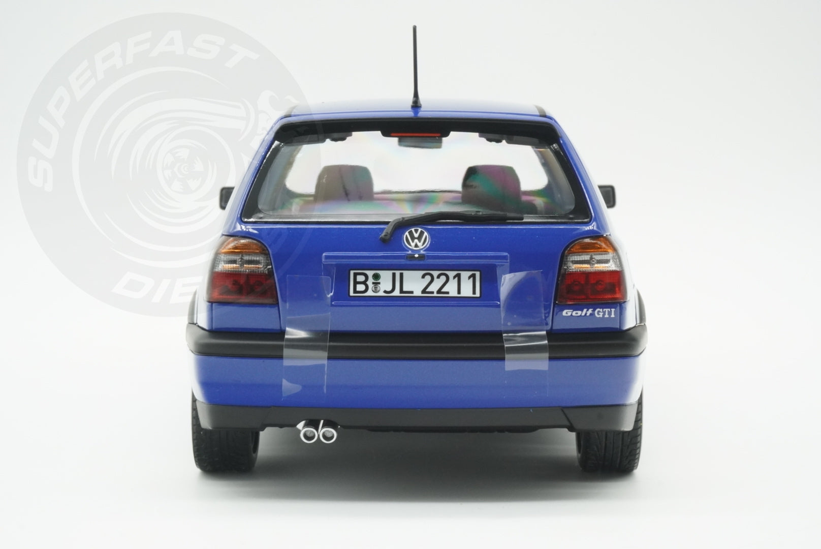 Norev 1:18 Scale Diecast - 1994 VW Volkswagen Golf Mk3 Colour Concept, Jazz Blue - 188506