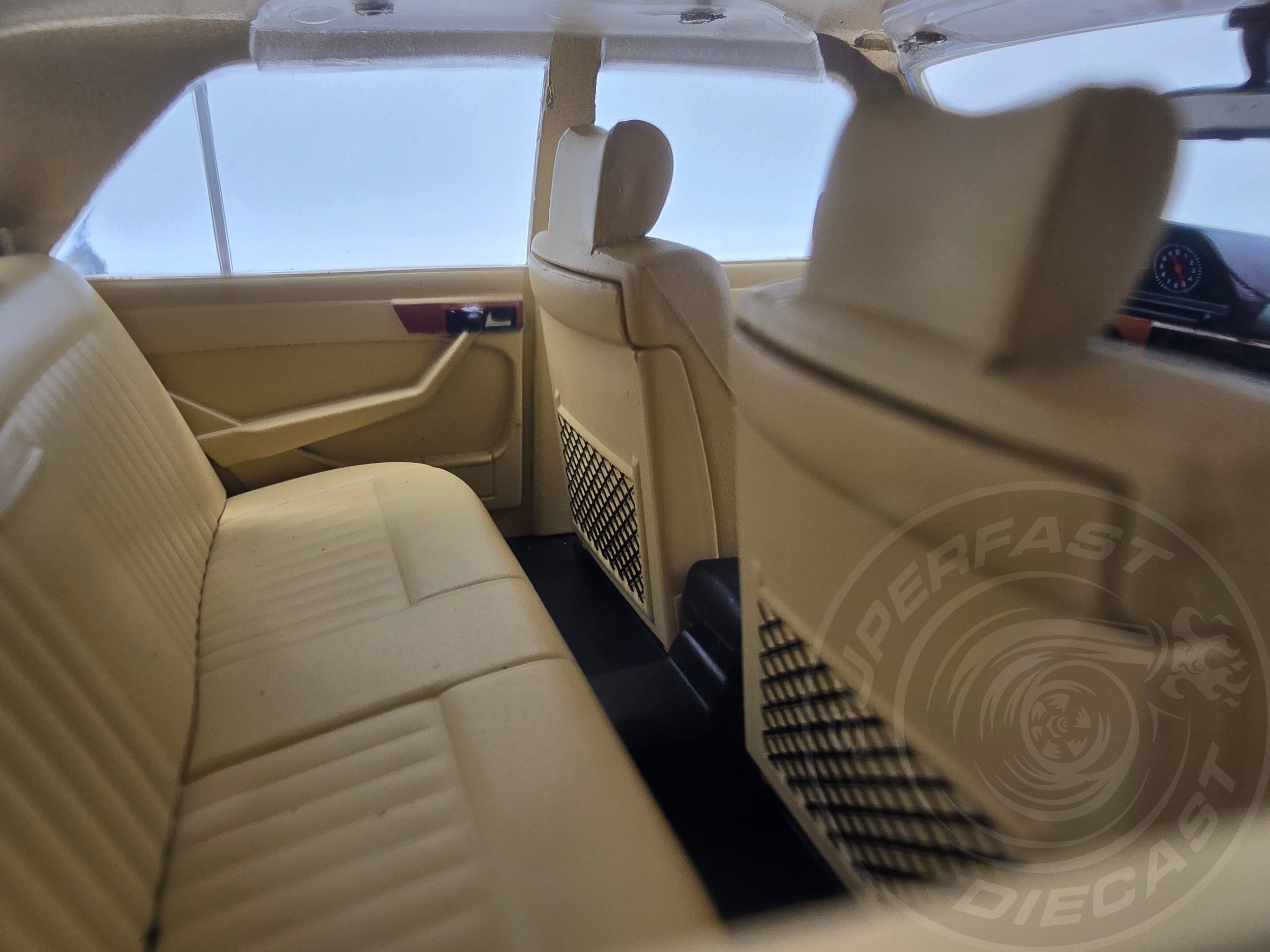 MCG 1:18 Scale Diecast Model Car - 1972 Mercedes S-Class 500 SE (W126), Beige - MCG18550