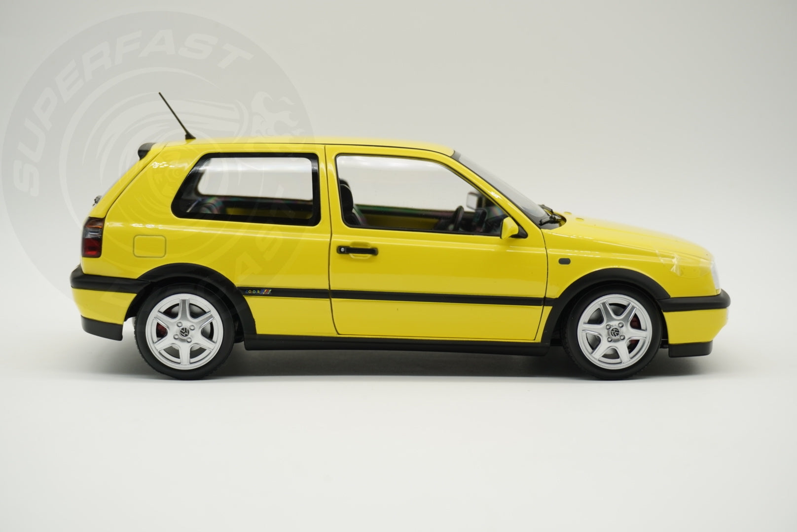 Norev 1:18 Scale Diecast - 1994 VW Volkswagen Golf Mk3 Colour Concept Yellow - 188507