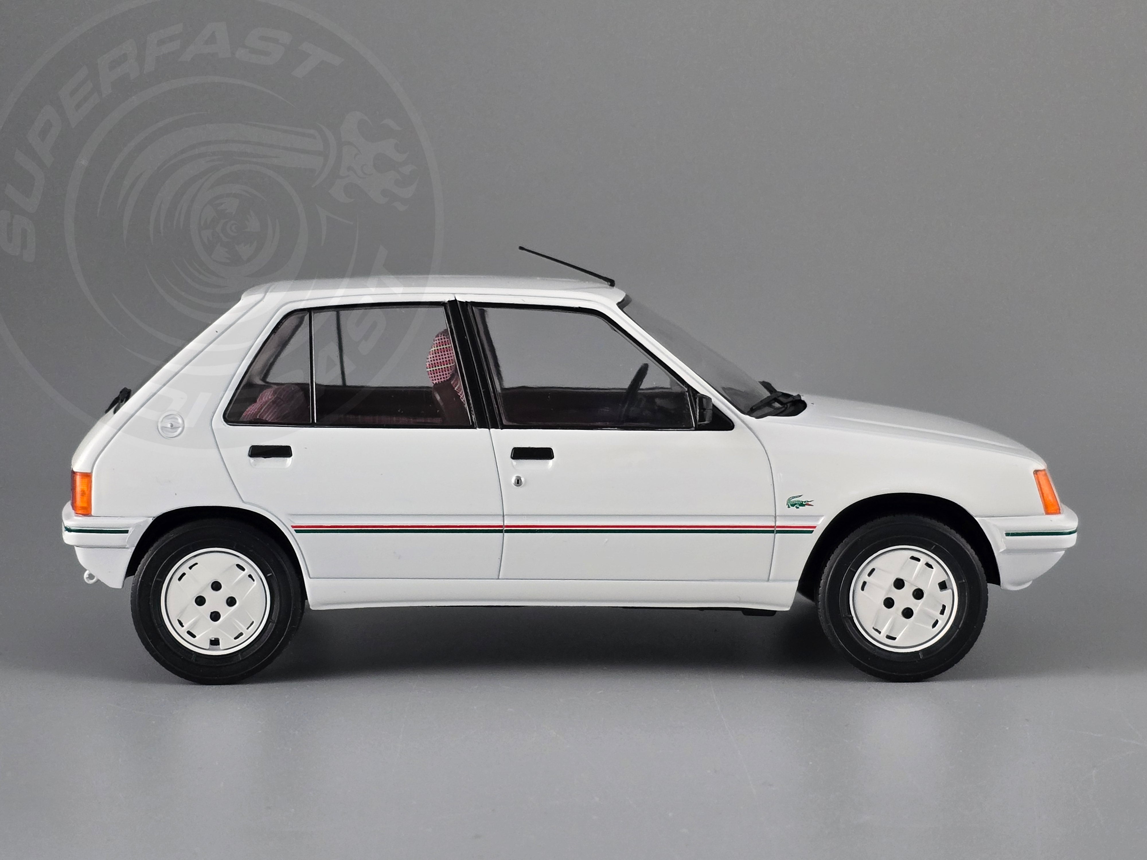 MCG 1:18 Scale - 1984 Peugeot 205, White - MCG18493