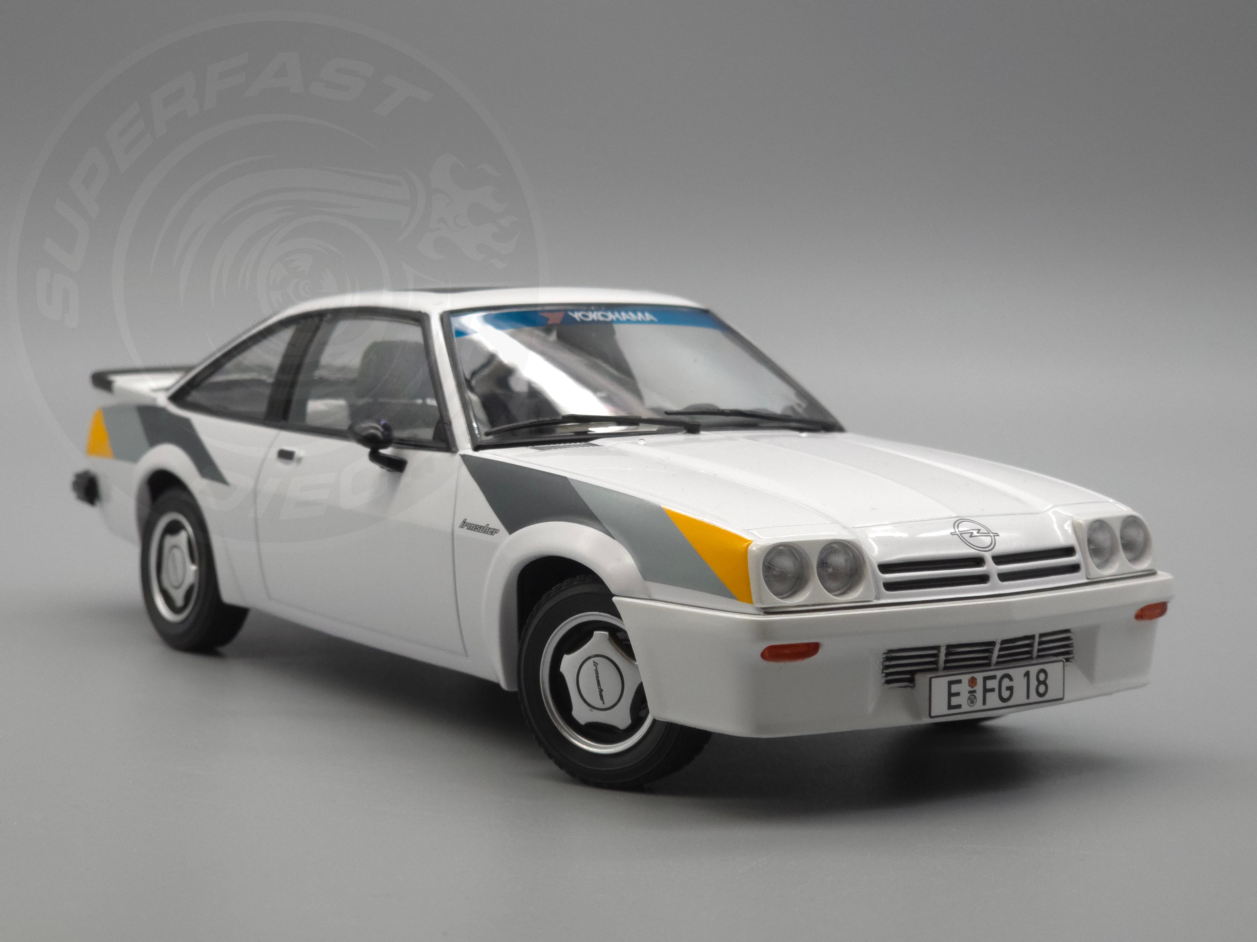 Norev 1:18 Scale Diecast - 1984 Opel Manta B Irmsher (The Movie Fred) - White- 183306