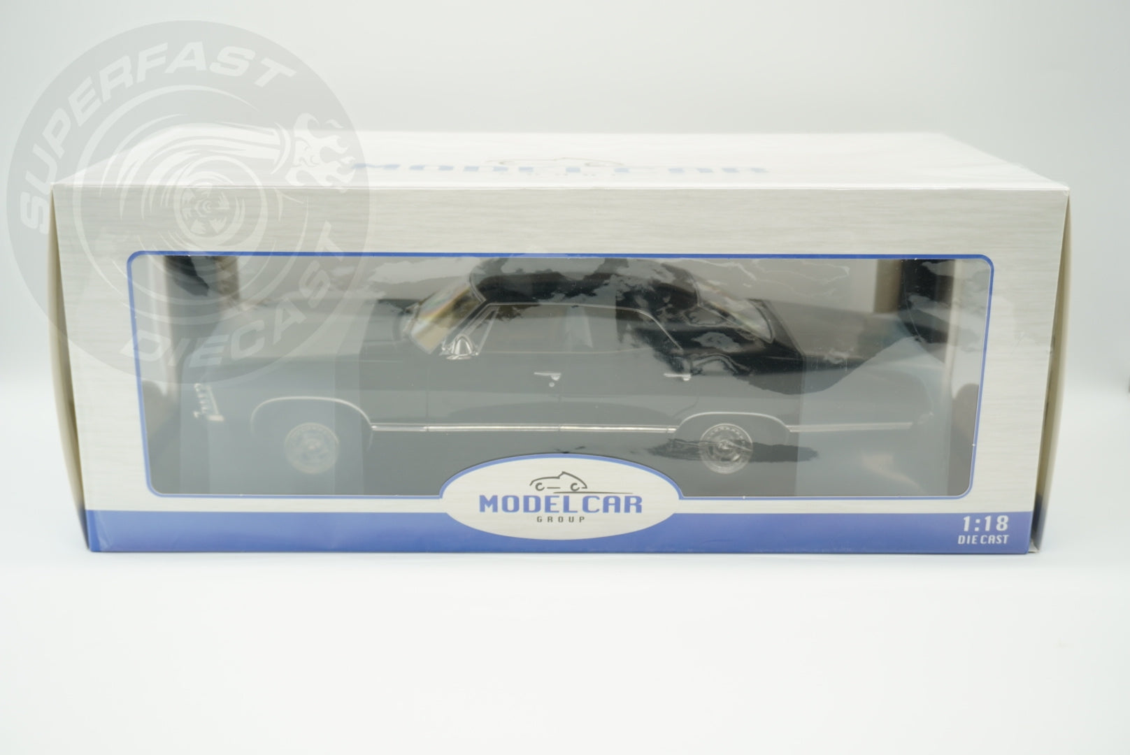 MCG 1:18 Diecast - 1967 Chevrolet Impala (Baby), Supernatural, Black - MCG181006