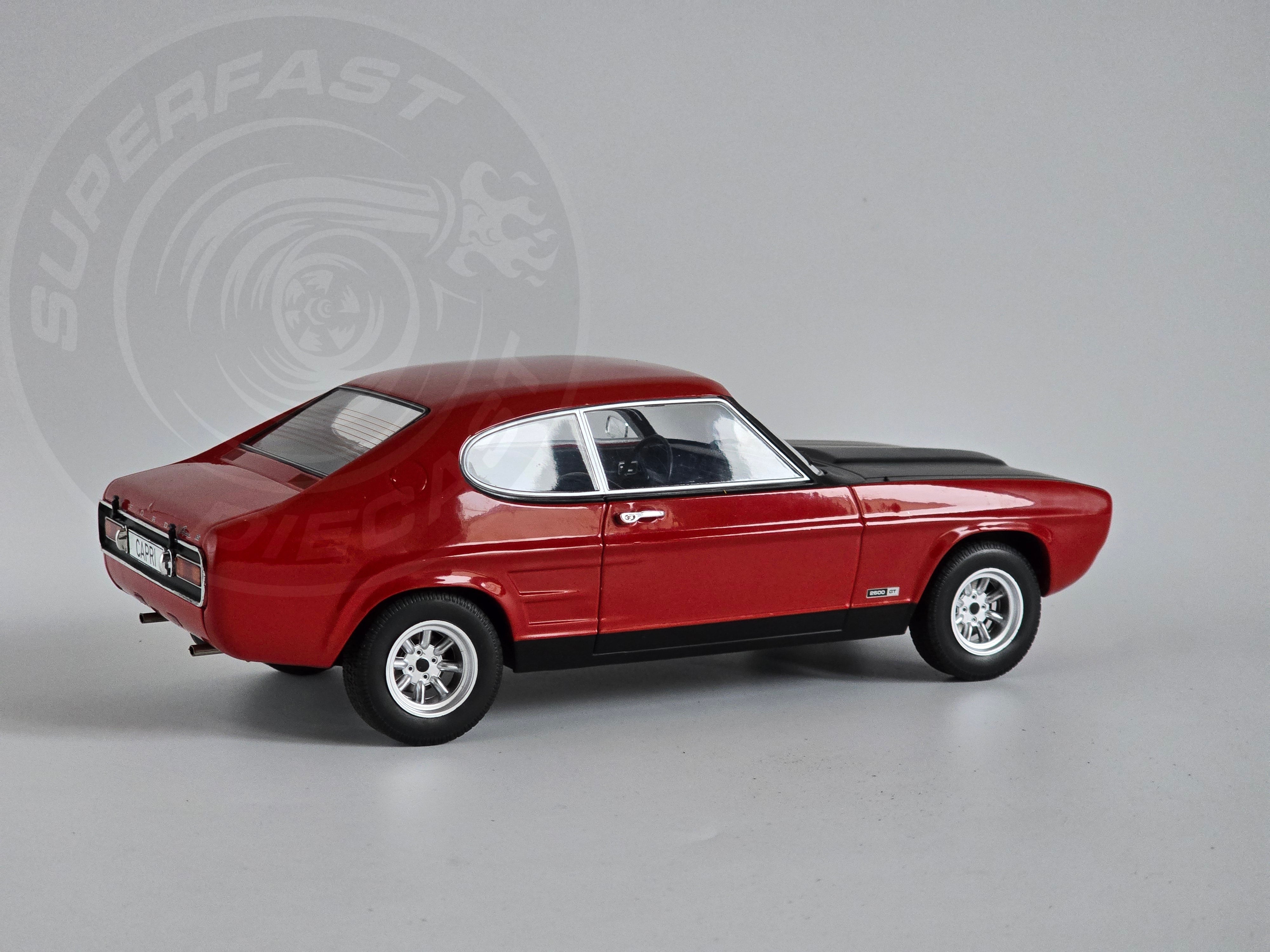 MCG 1:18 Scale Diecast 1970 Ford Capri MK1 RS 2600, Red - MCG18538
