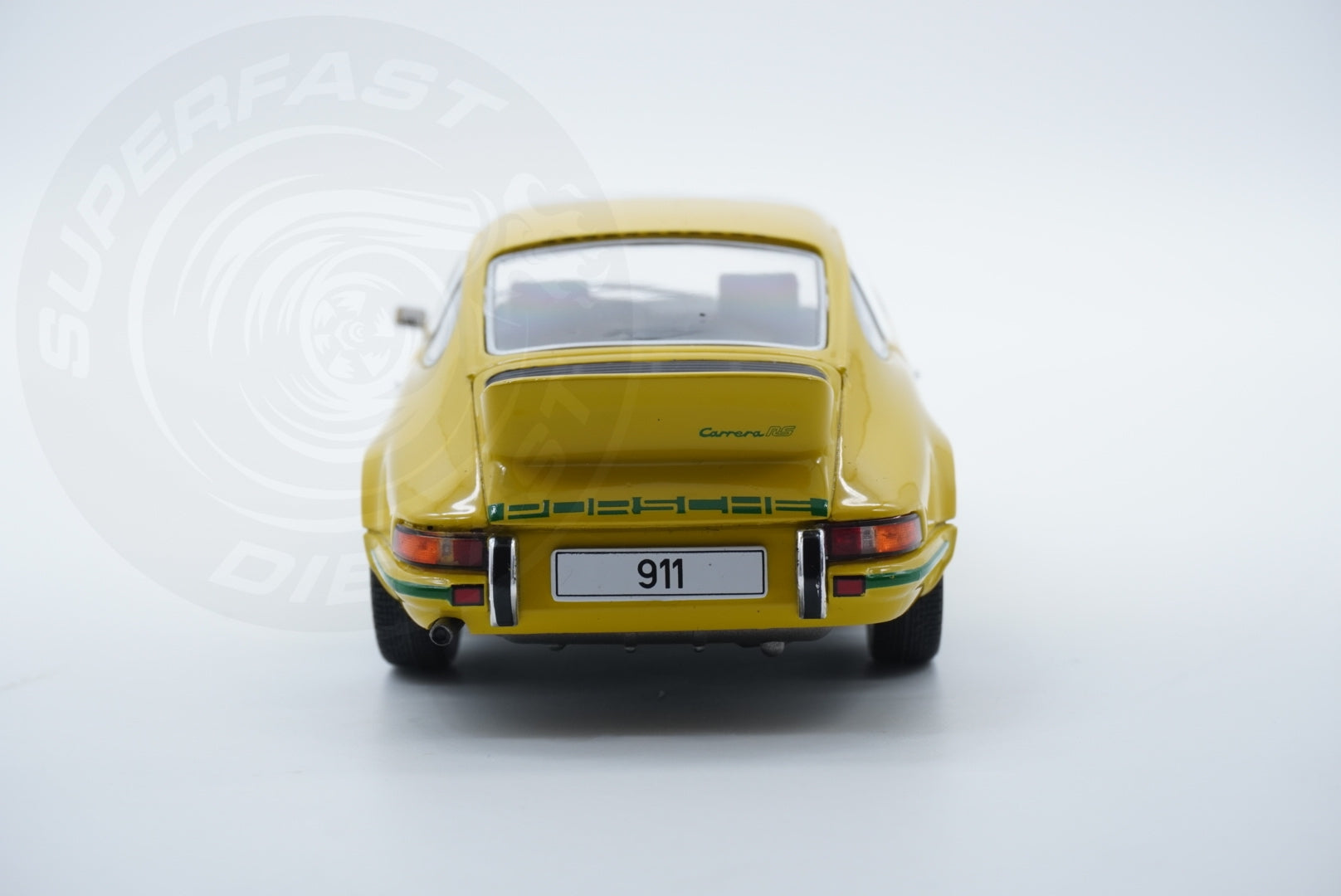 Whitebox  1:24 Scale Diecast - 1972 Porsche 911 Carerra 2.7 RS in Yellow - WB124189