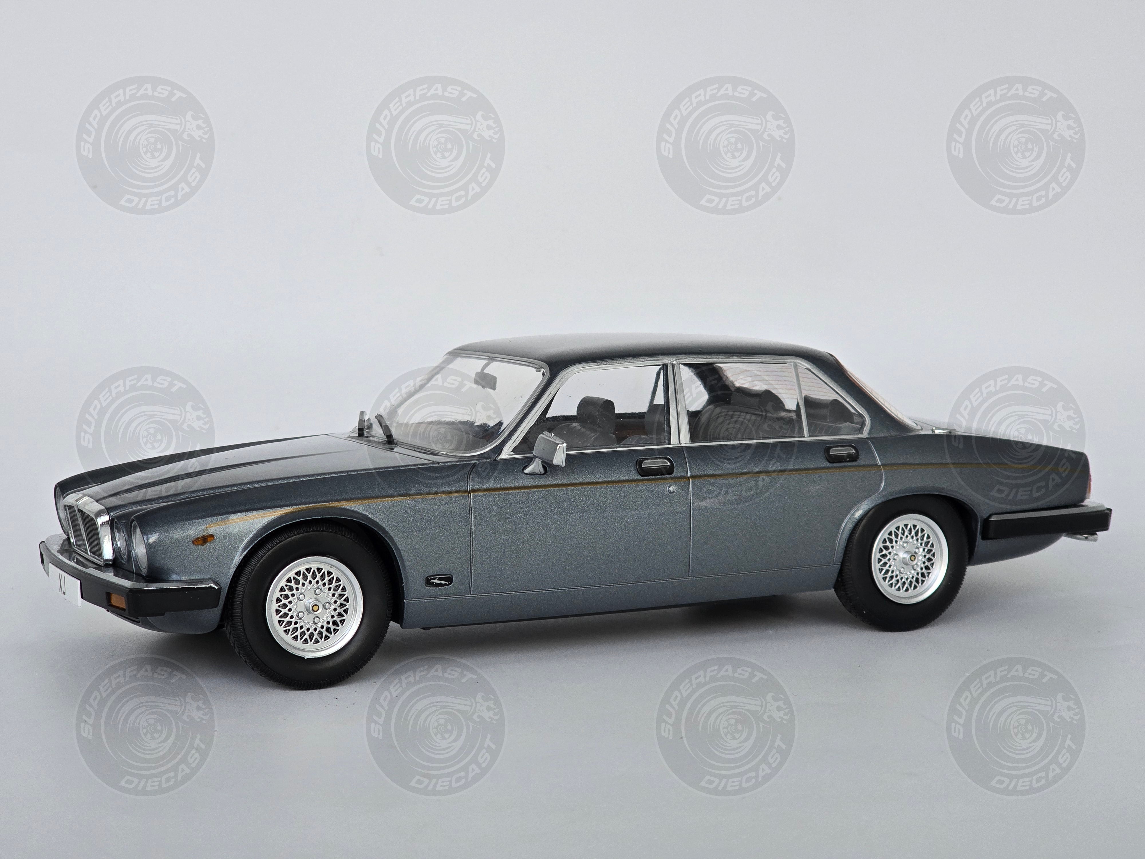 MCG 1:18 Scale Diecast - 1979 Jaguar XJ Series III, Dark Grey - MCG18177