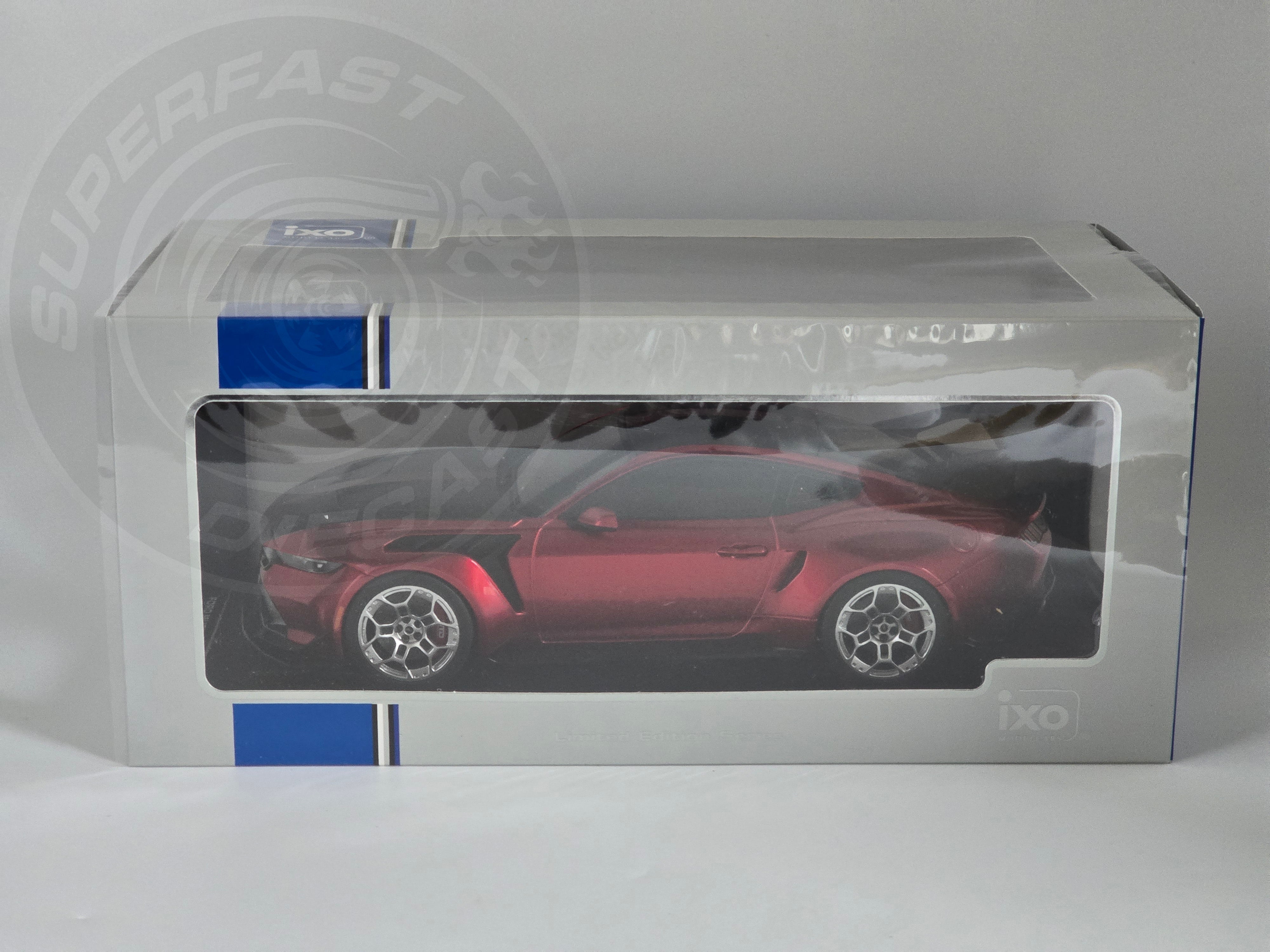 IXO 1:18 Scale - 2025 Ford Mustang GTD, Dark Red