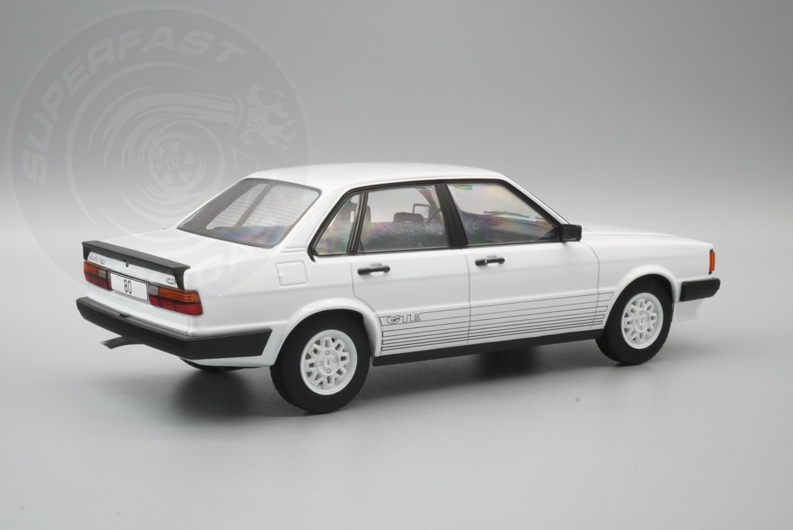 MCG 1:18 Scale Diecast Model Car -  1978 Audi 80 GTE (B2), White - MCG18527