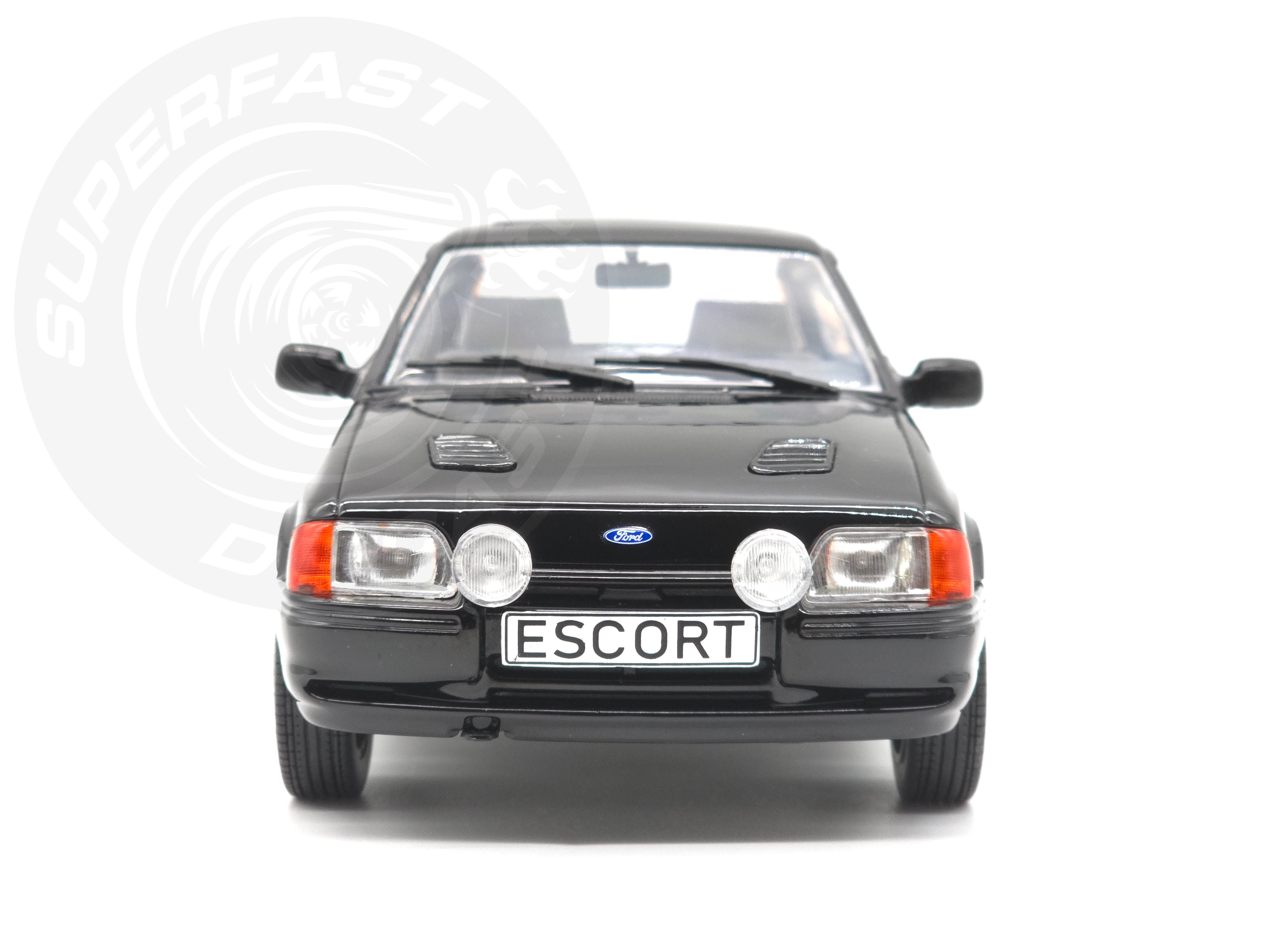MCG 1:18 1990 Ford Escort Mk4 RS Turbo (Series 2) - Black - MCG18546