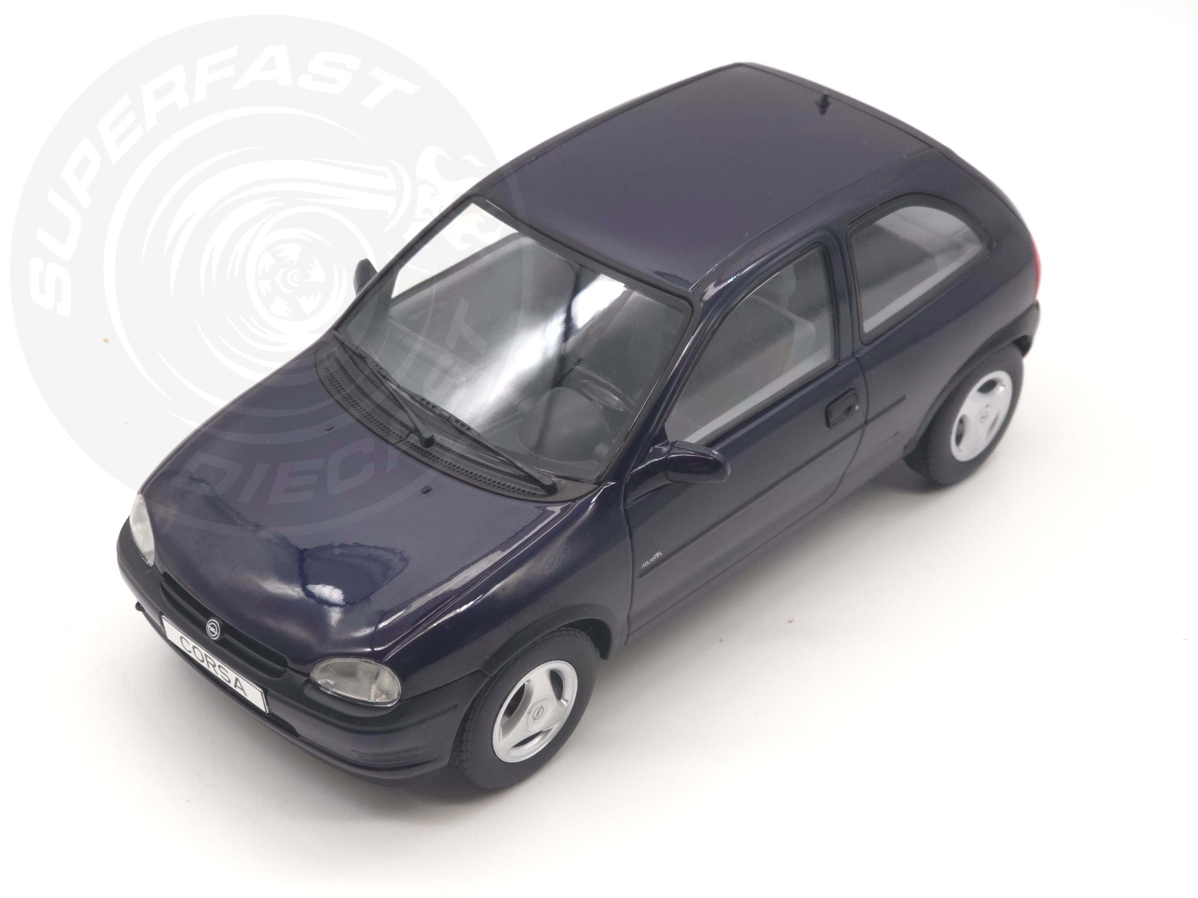 MCG 1:18 Scale Diecast - 1996 Opel Corsa B Atlanta , Blue - MCG18905