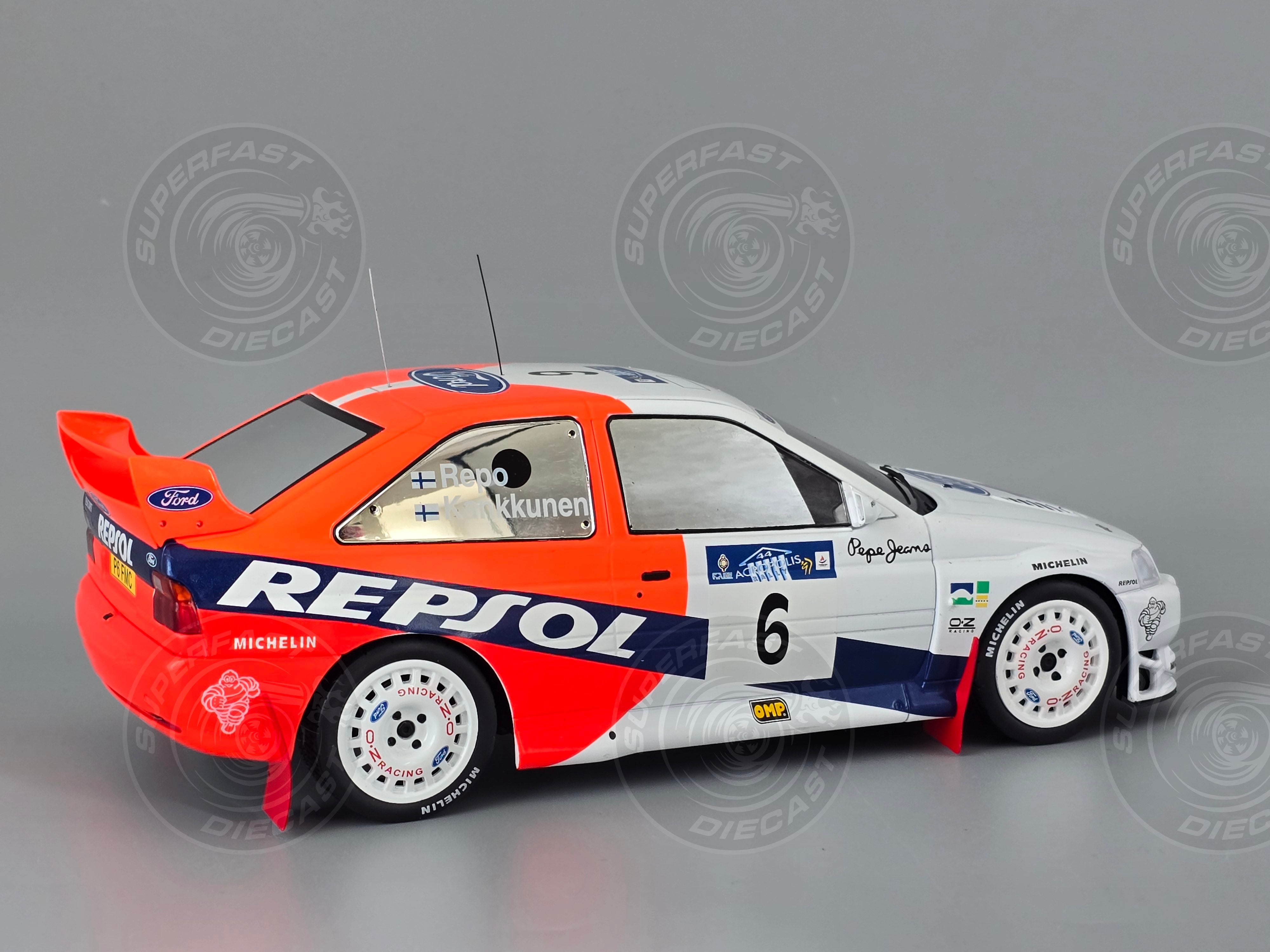 IXO 1:18 1997 Ford Escort RS Cosworth WRC, Akropolis, 1997, #6, J.Kankkunenl/J.Repo - IXO18RMC172B.22
