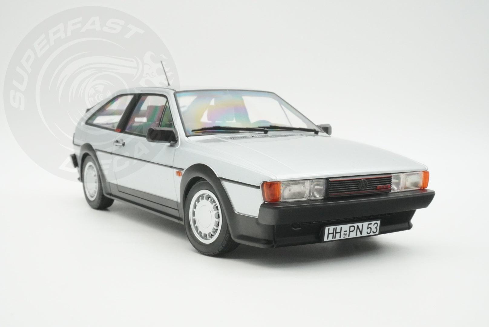 Norev 1:18 Scale Diecast - 1988 VW Volkswagen Scirocco GTX 16V, Flash Silver - 188635