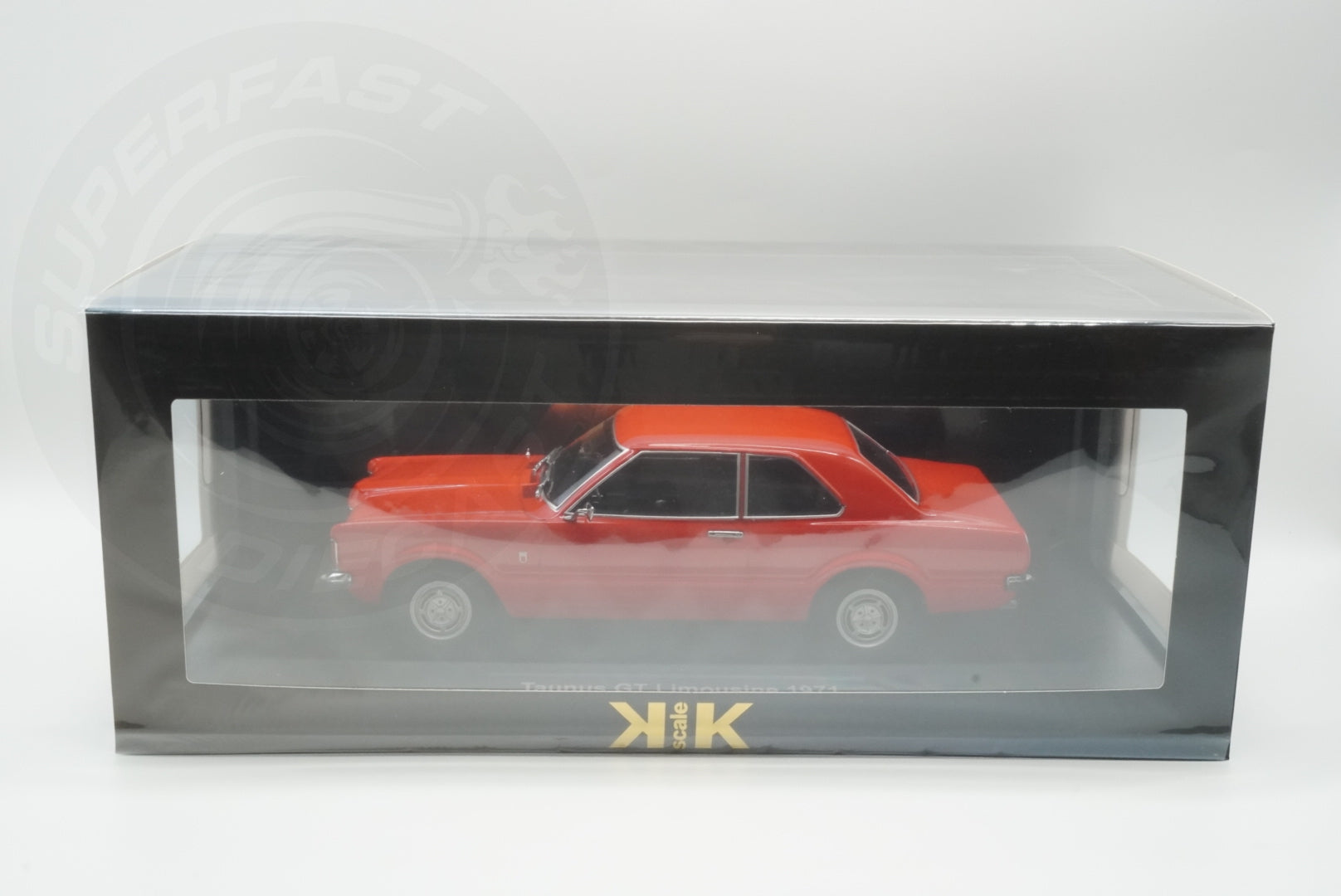 KK Scale 1:18 Scale Diecast - 1971 Ford Taunus GL, Red - KKDC180974