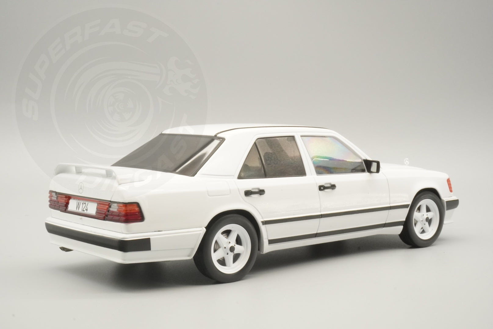 MCG 1:18 Diecast  - 1986 Mercedes W124 Tuning, White - MCG18343