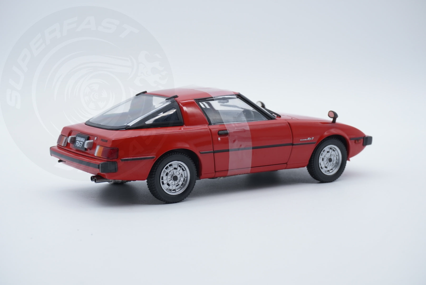 Whitebox  1:24 Scale Diecast - 1980 Mazda RX-7, Red - WB124214