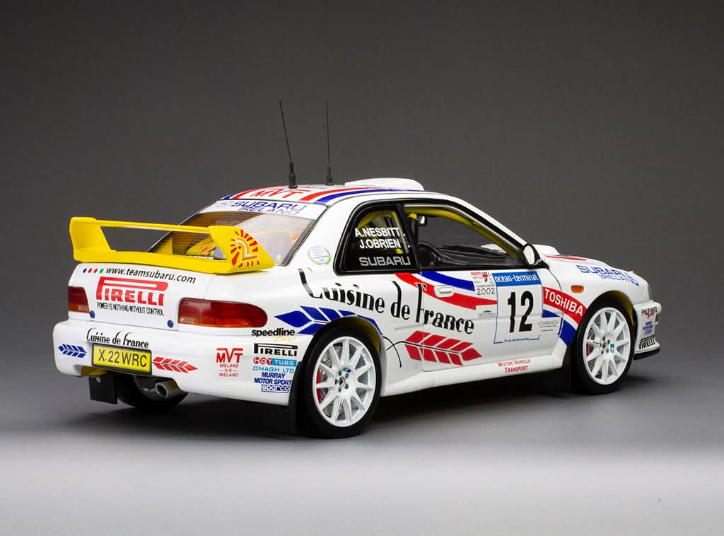 Sunstar Diecast - 1:18 Subaru Impreza S6 WRC '00 #12 A.Nesbitt / J.O'Brien - Winner Jim Clark Memorial Rally 2002  (limited edition 999pcs) - 5752