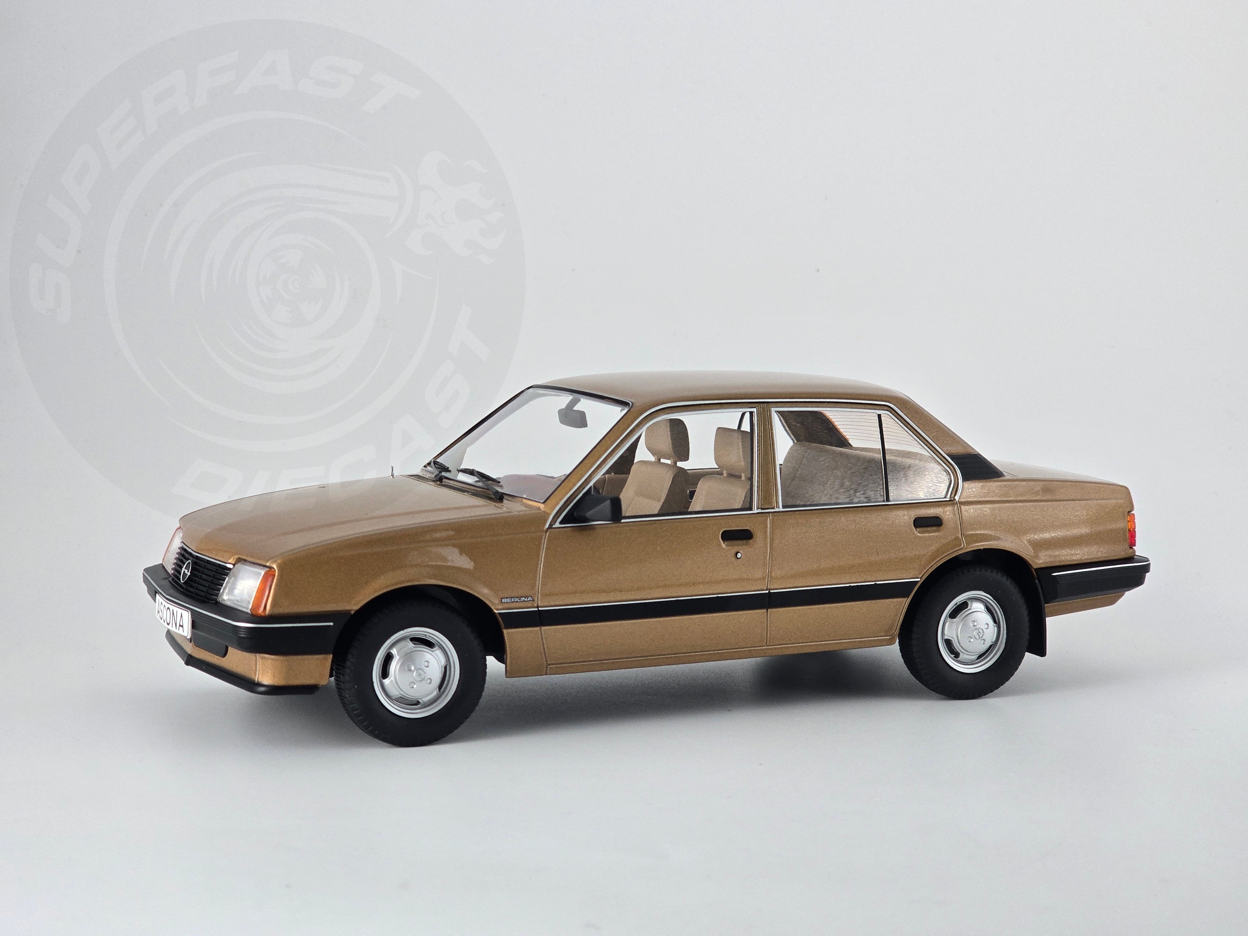 MCG 1:18 Scale Diecast - 1981 Opel Ascona C, Beige - MCG18459
