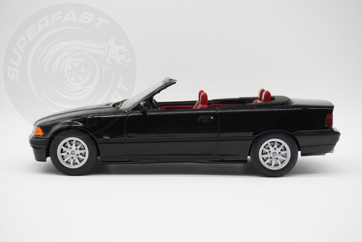 MCG 1:18 Diecast - 1996 BMW 318i (E36) Cabriolet, Black - MCG18318